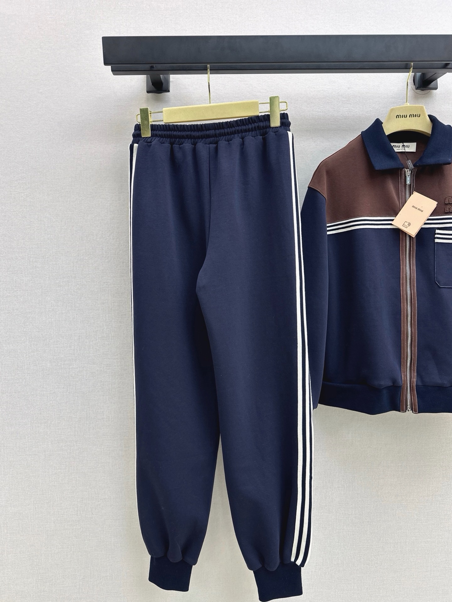 Miu 26fw casual jacket pants set
