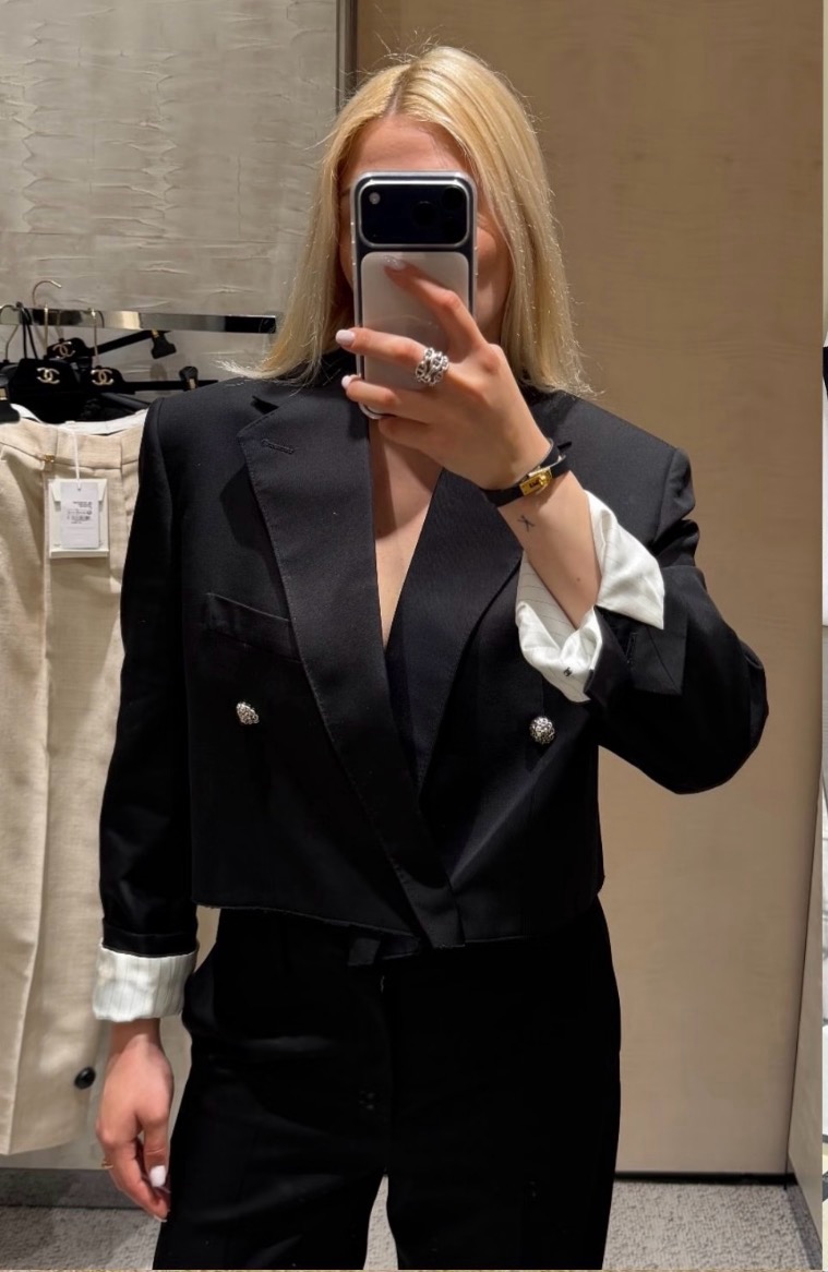 Chan 26fw ceopped jacket