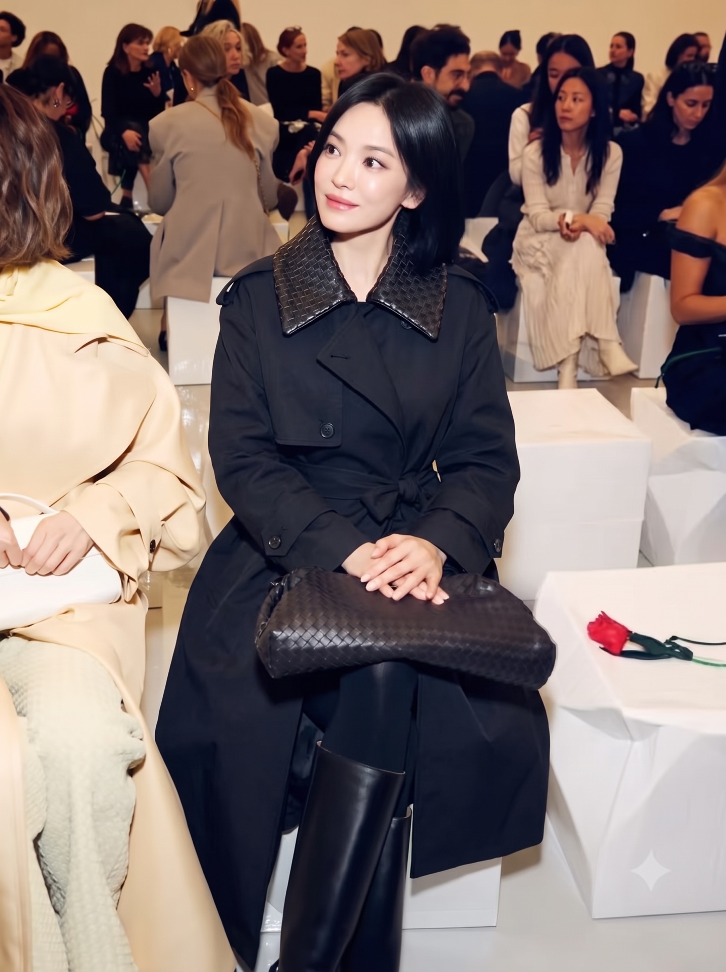 Bott 26fw woven neck trench coats