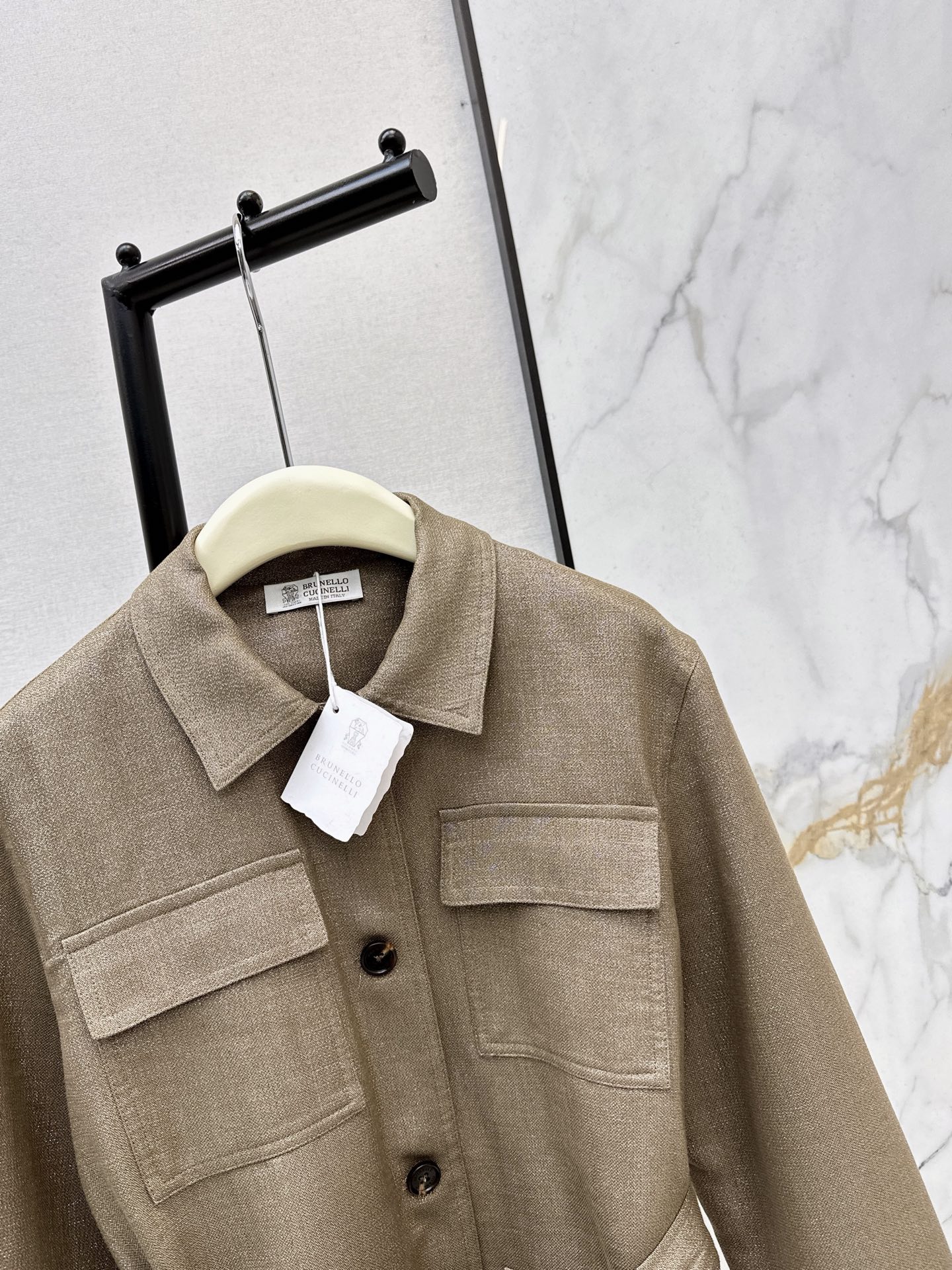 Brun 26fw belted jacket