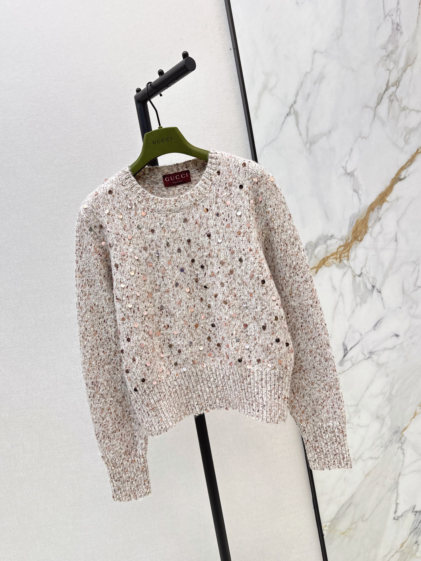 Guc 26fw sequin knit sweater