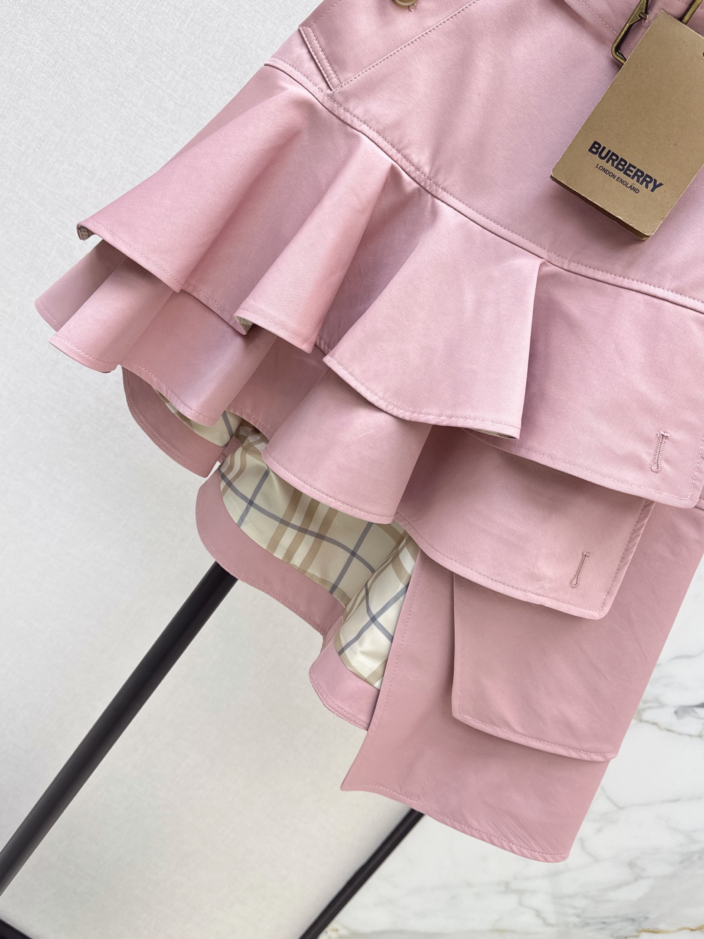 Bur 26fw assmmetric ruffle skirt