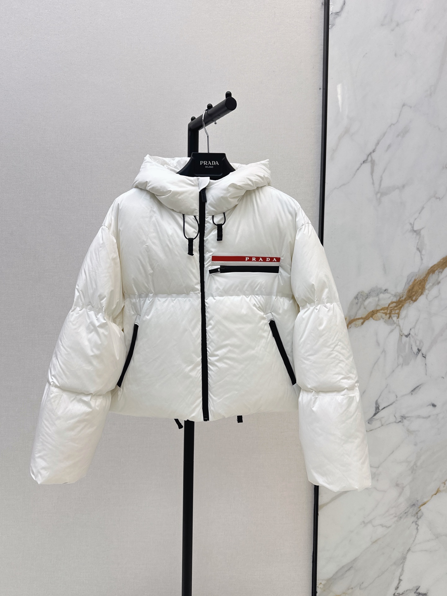 Pra 26fw hooded ski down jacket