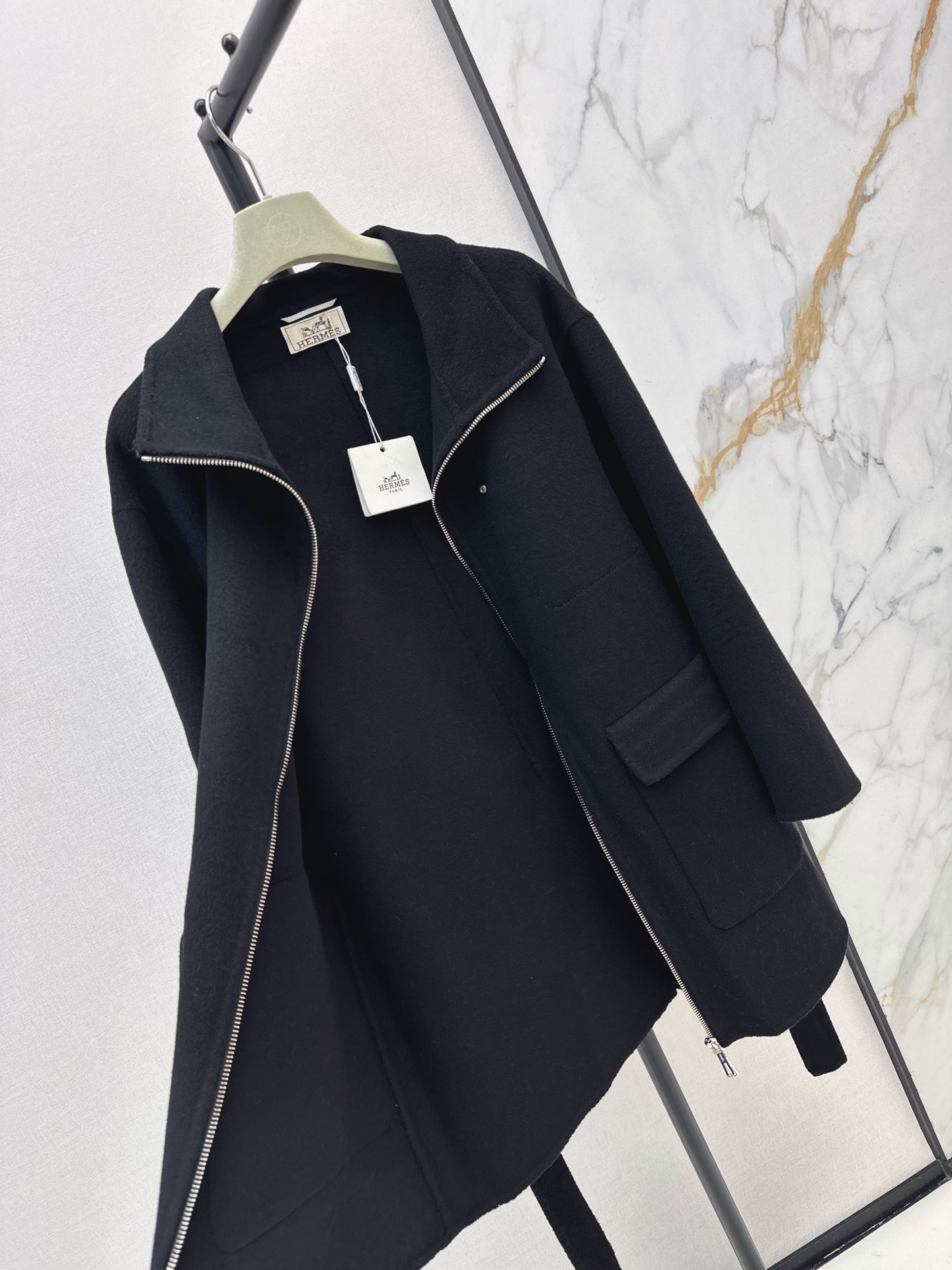 Her 26fw cashmere zipper overcoats