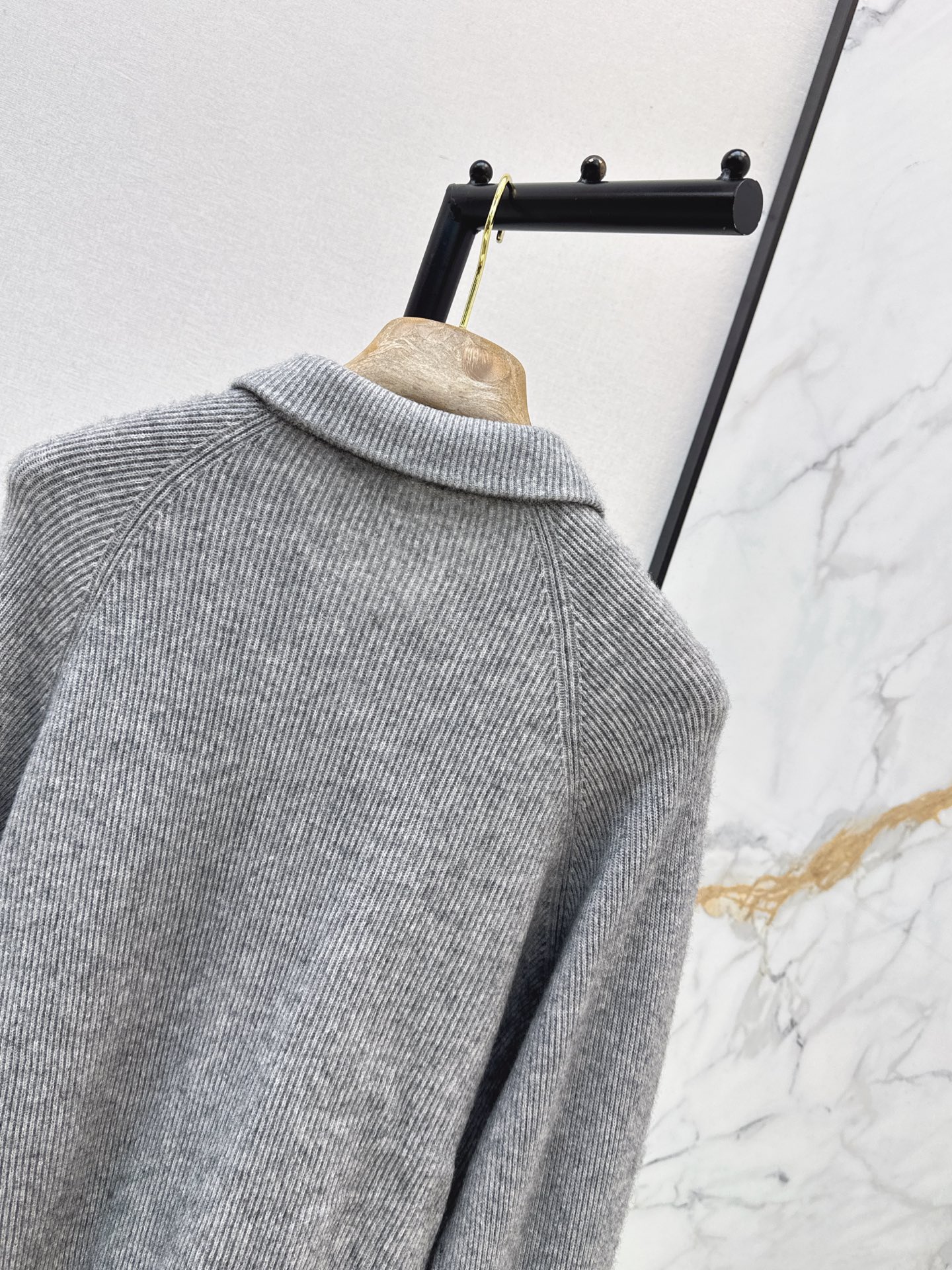 Brun 26fw cashmere knit jacket