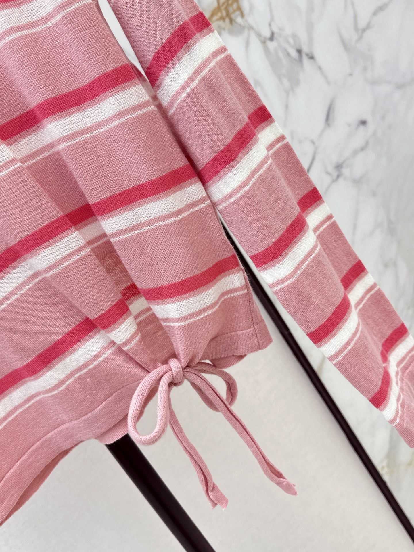 Loe 26ss stripe wool knitwear