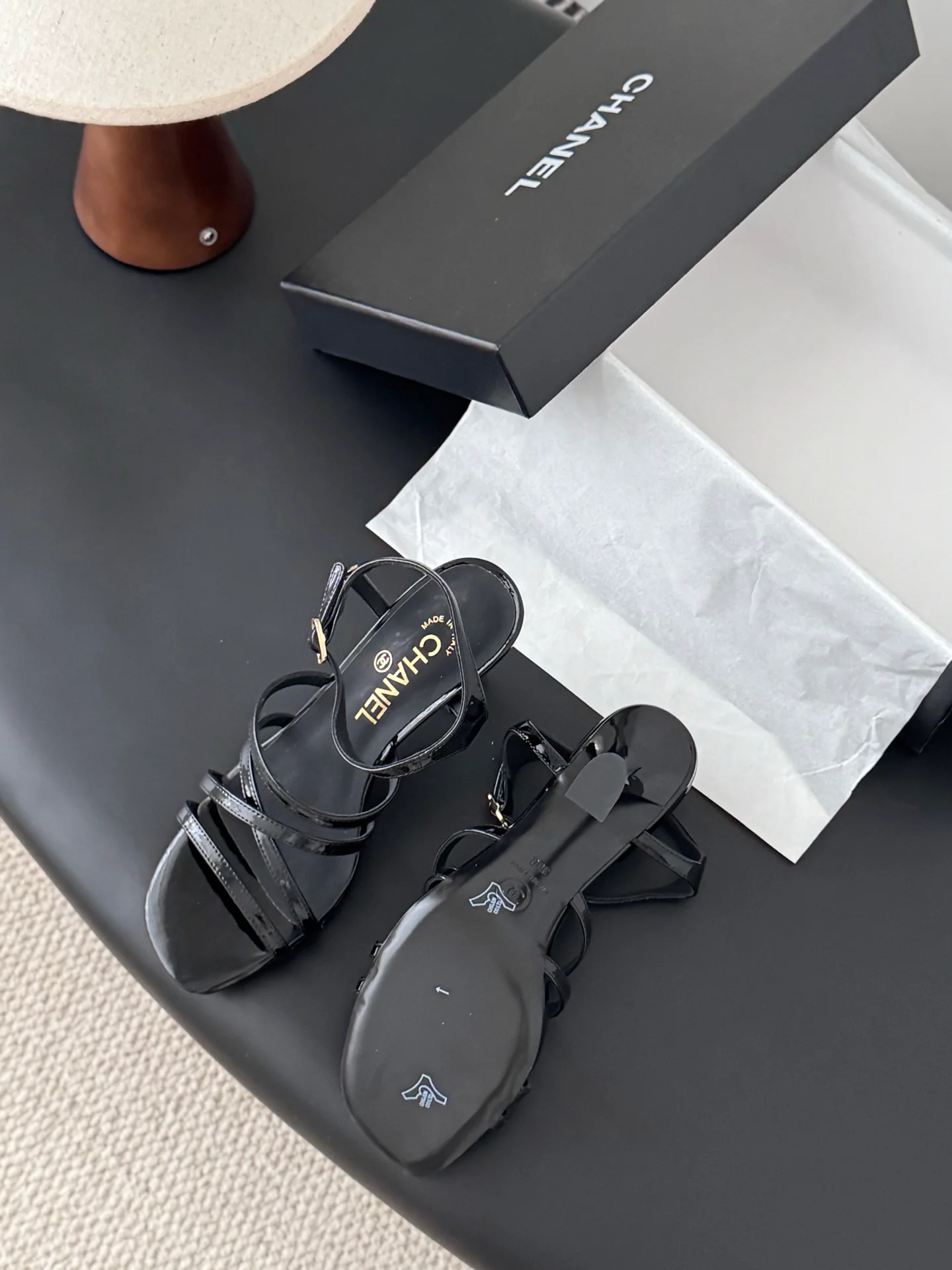 Chan 25fw high heel sandals