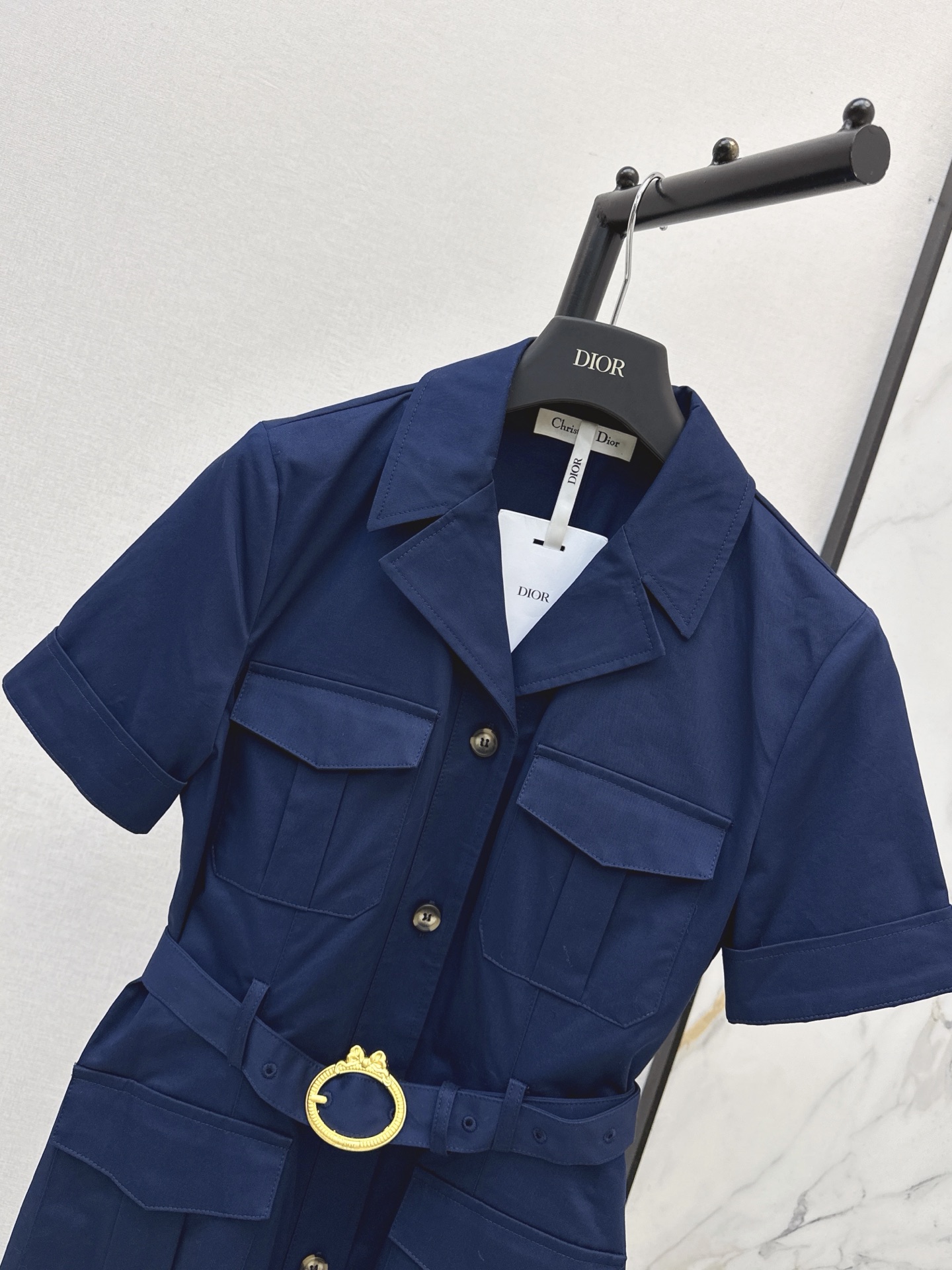 CD 26fw belted shirt dress
