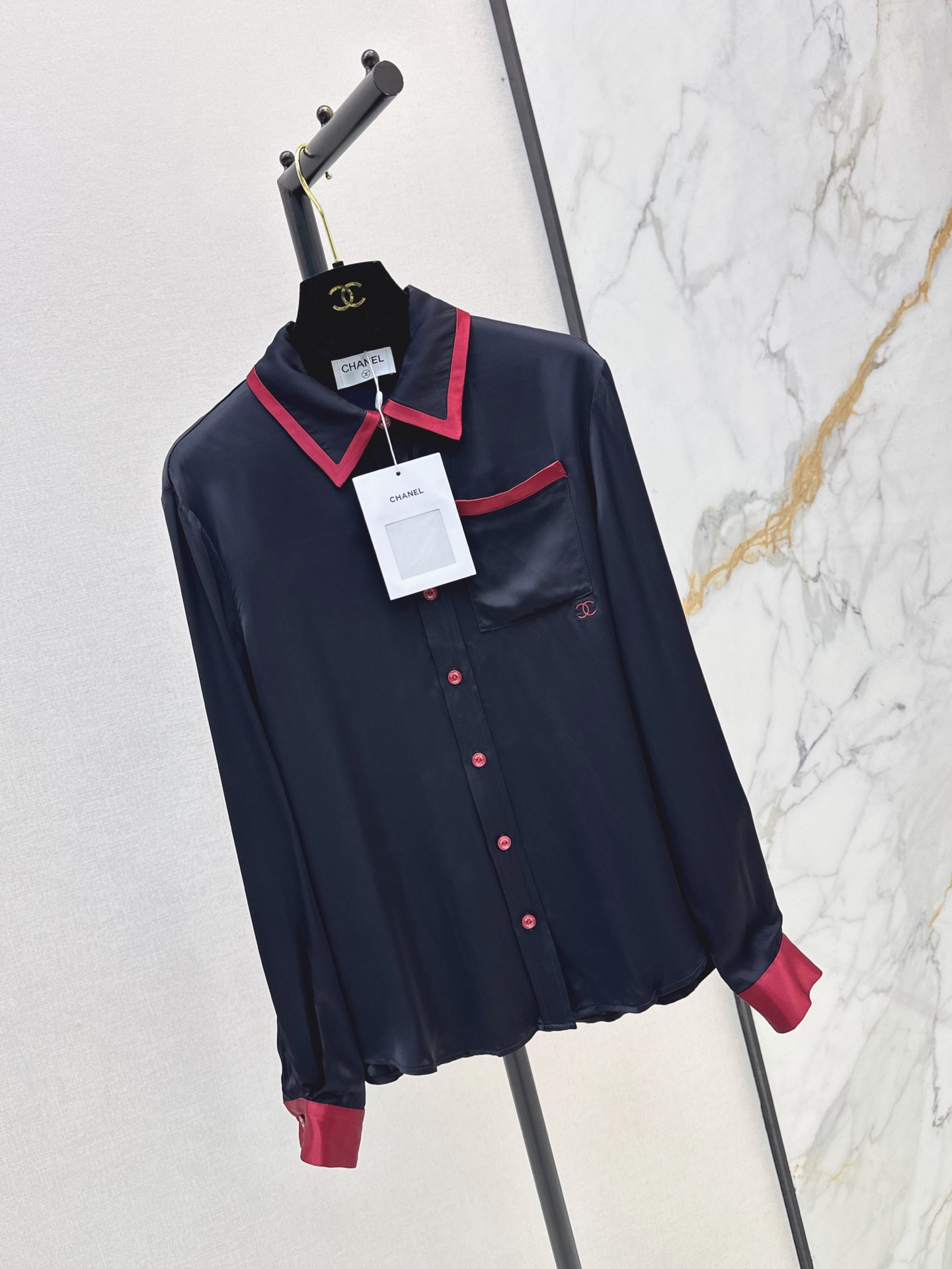 Chan 26fw silk shirt