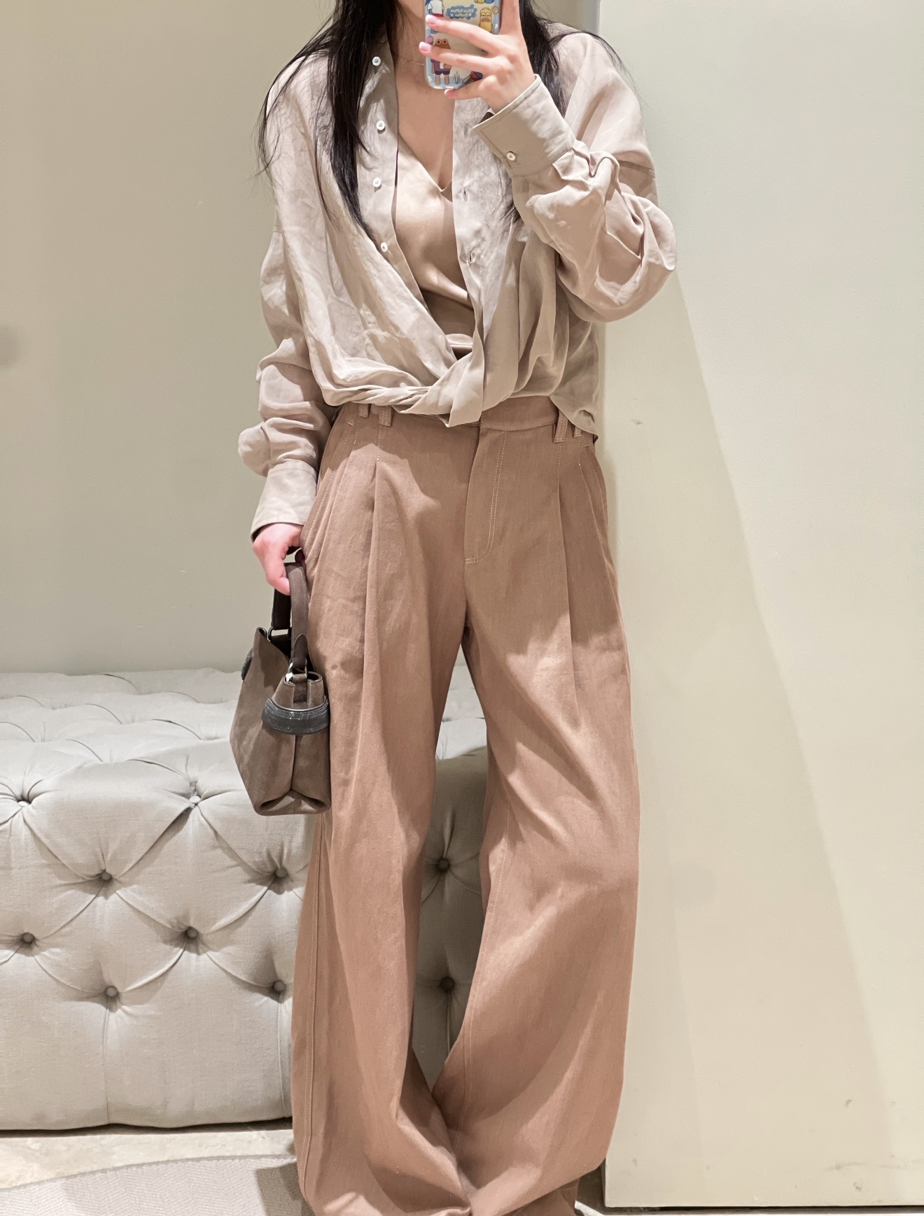 Brun 26fw straight-leg jeans