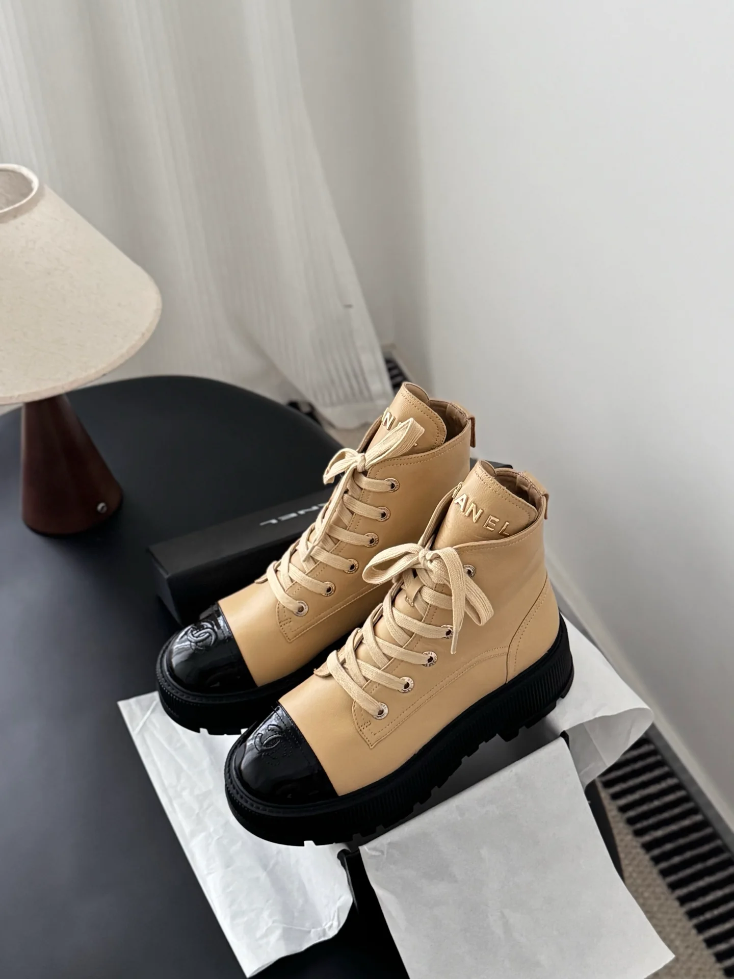 Chan 25fw ankle boots