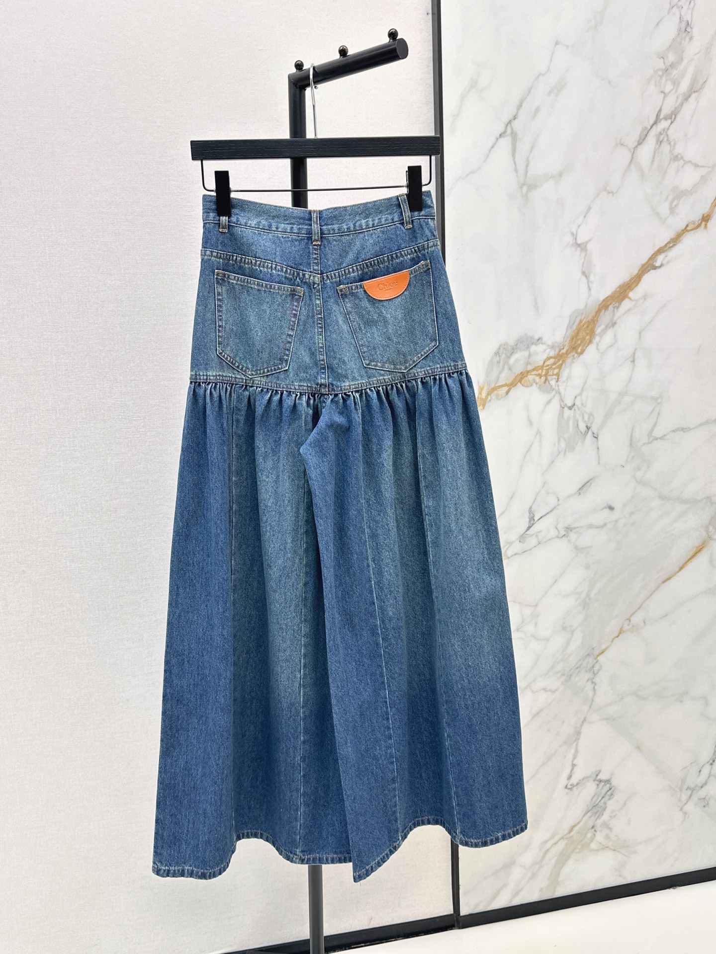 Chol 26fw wide-leg jeans