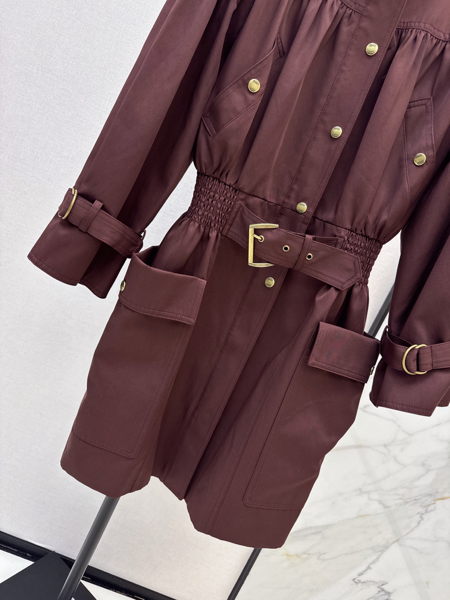 Chol 26fw trench coats dress