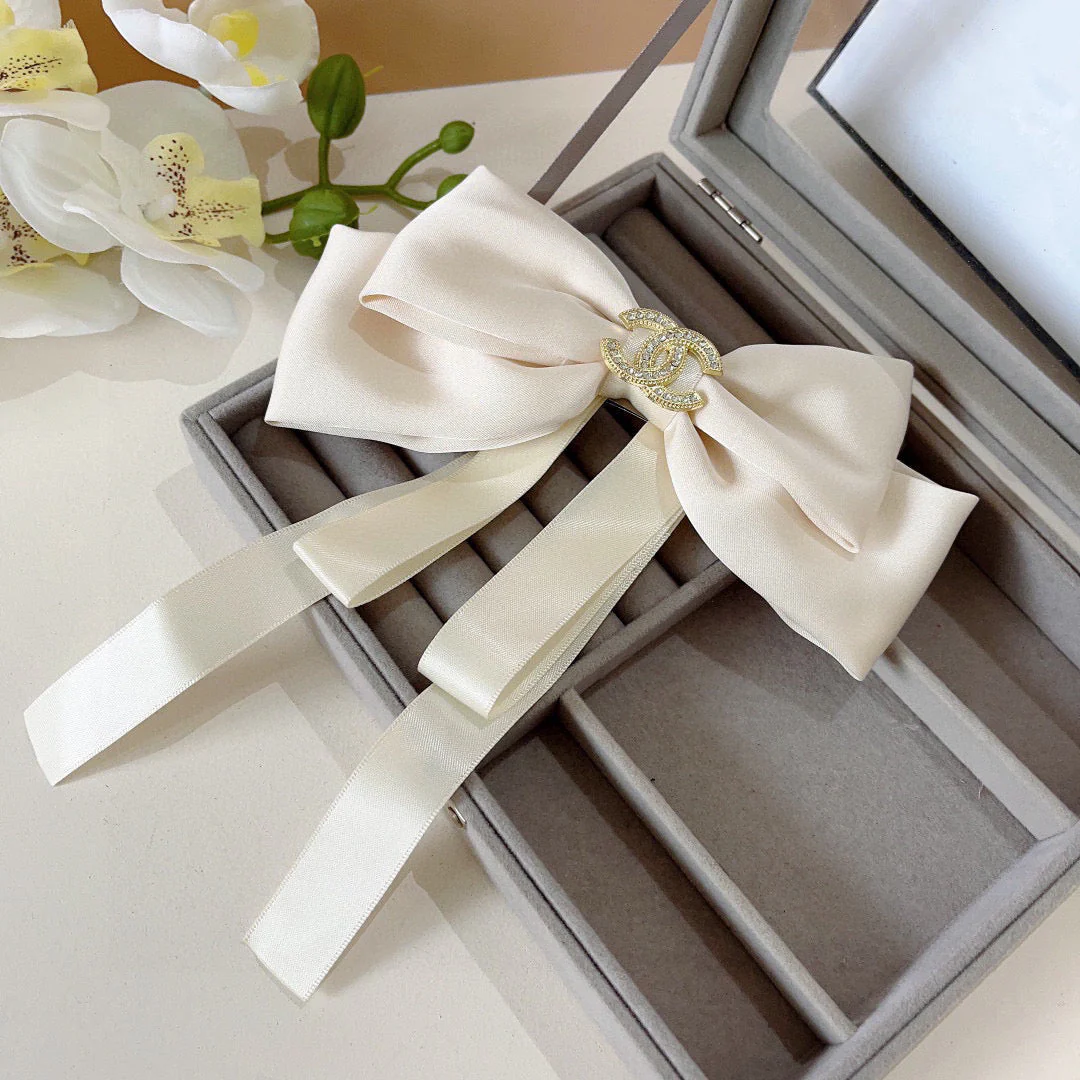 ch bow hair clips