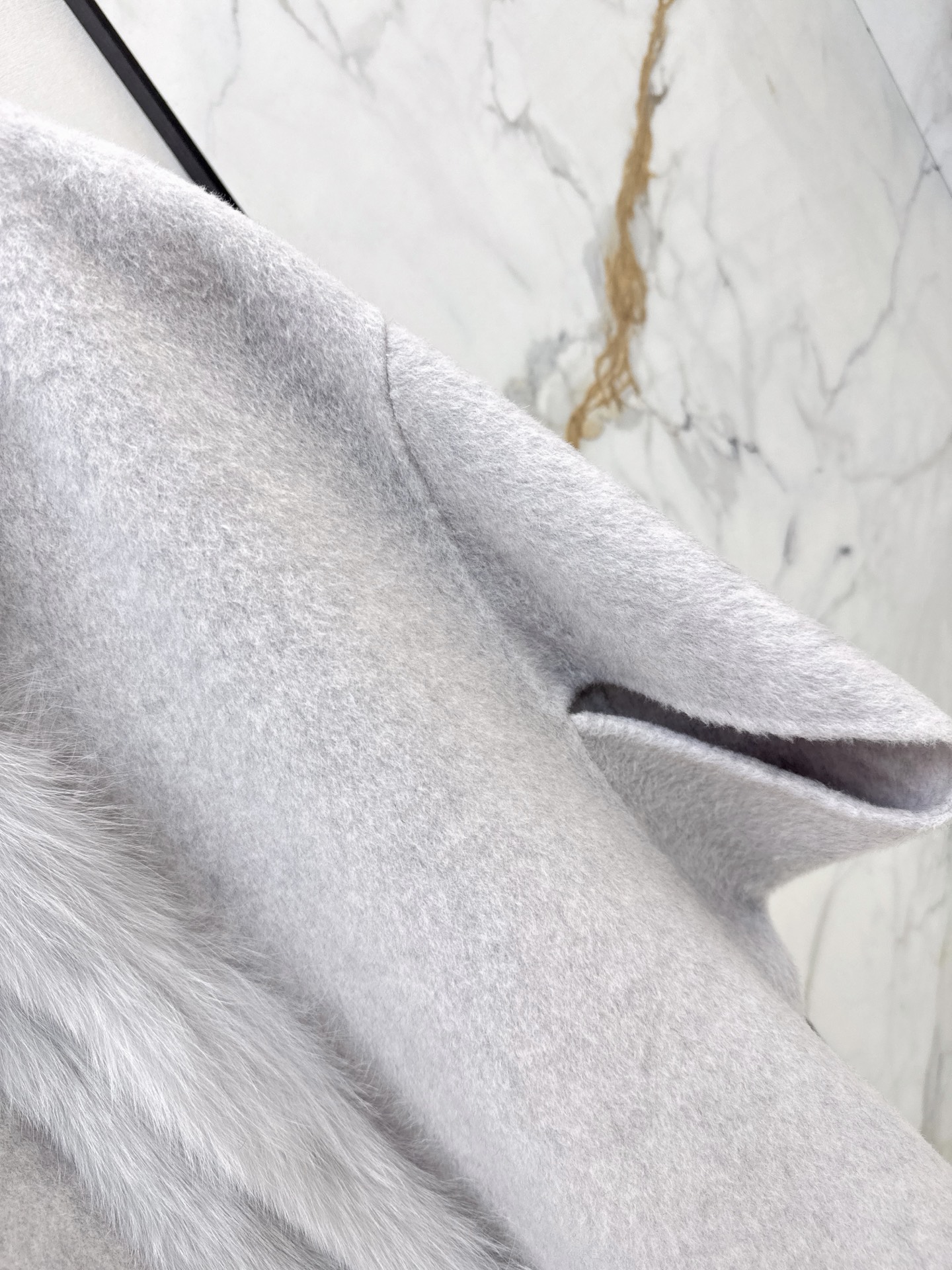 Miu 26fw woolen cape jacket