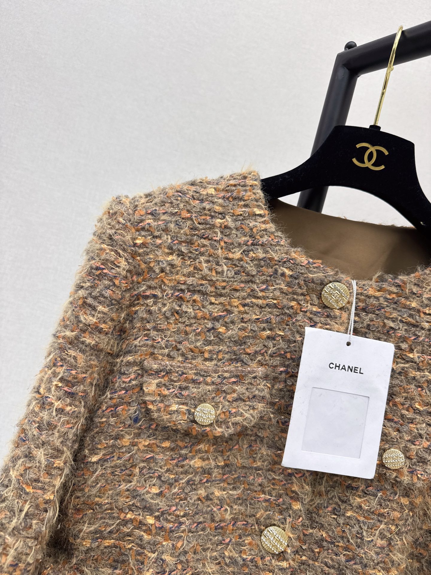 Chan 26fw belted woven jacket