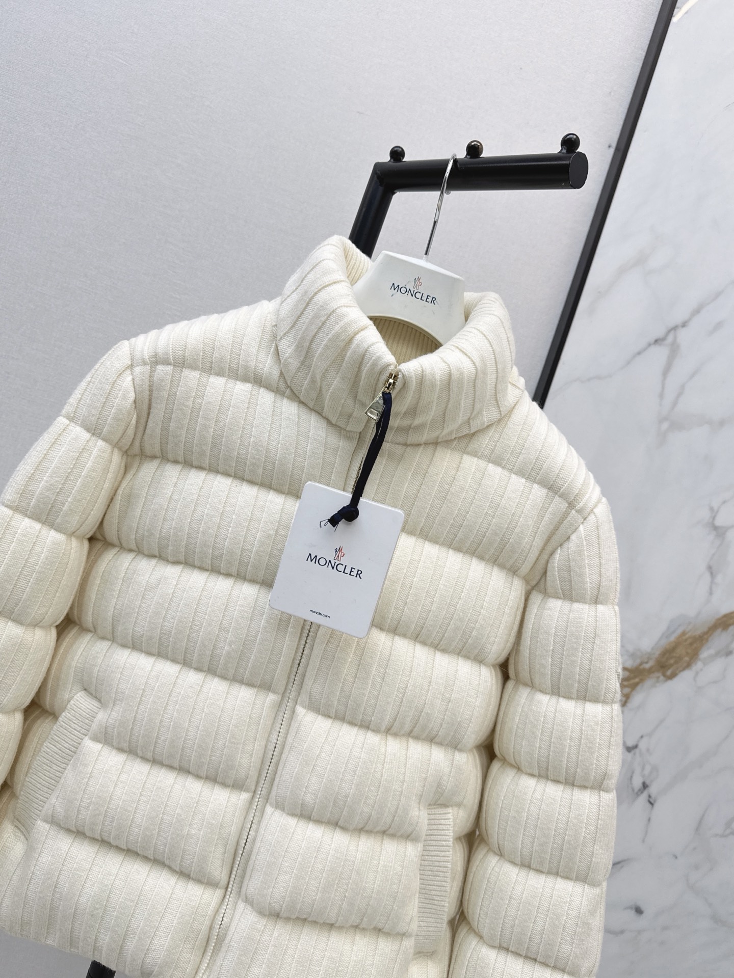 Monc 26fw knit down jacket