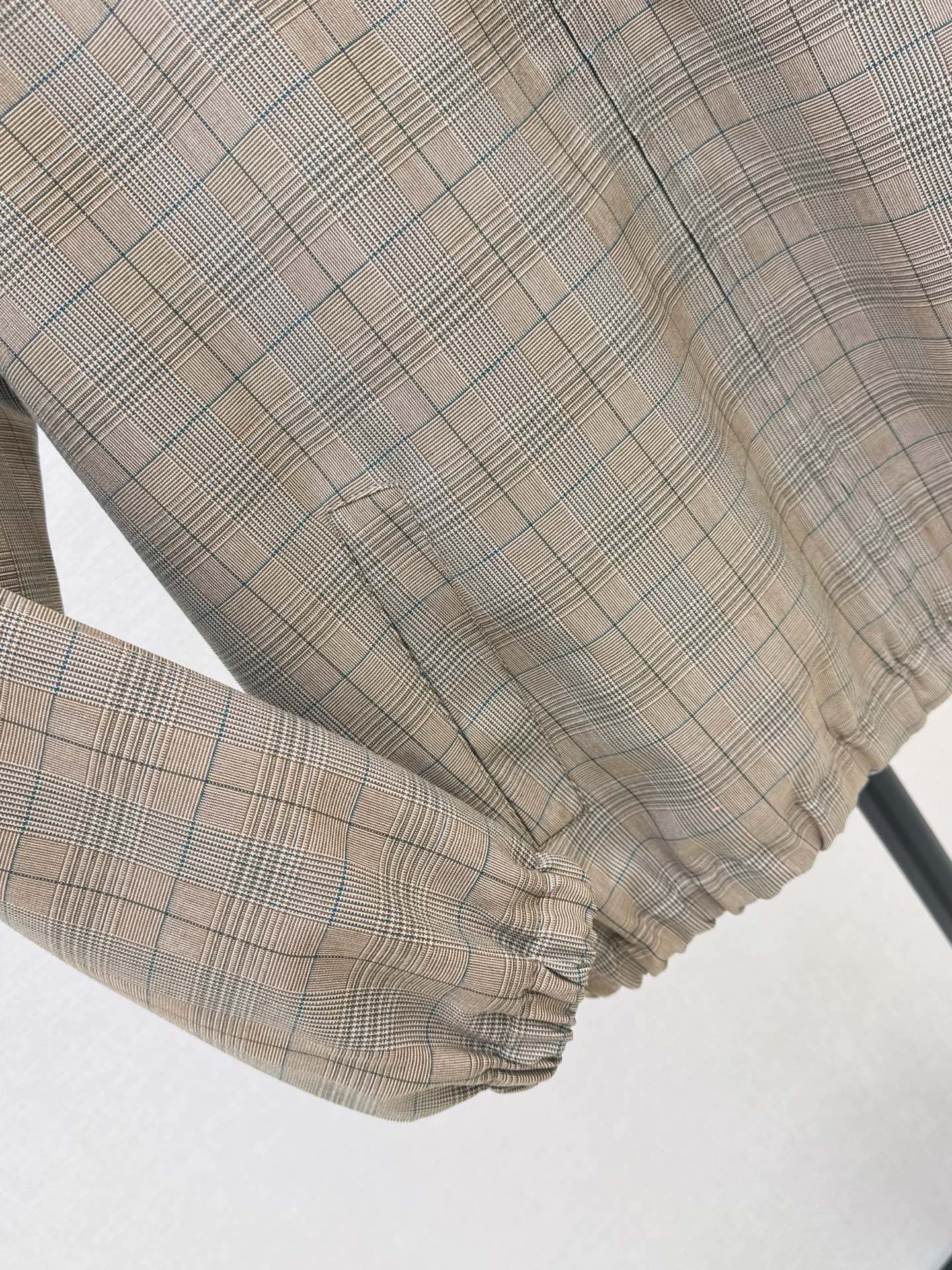 Miu 26fw check jacket