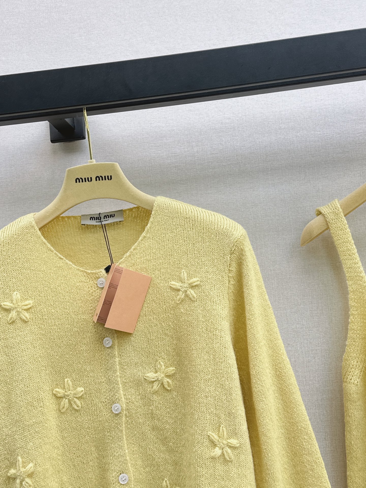 Miu 26fw knit camisole cardigan sets