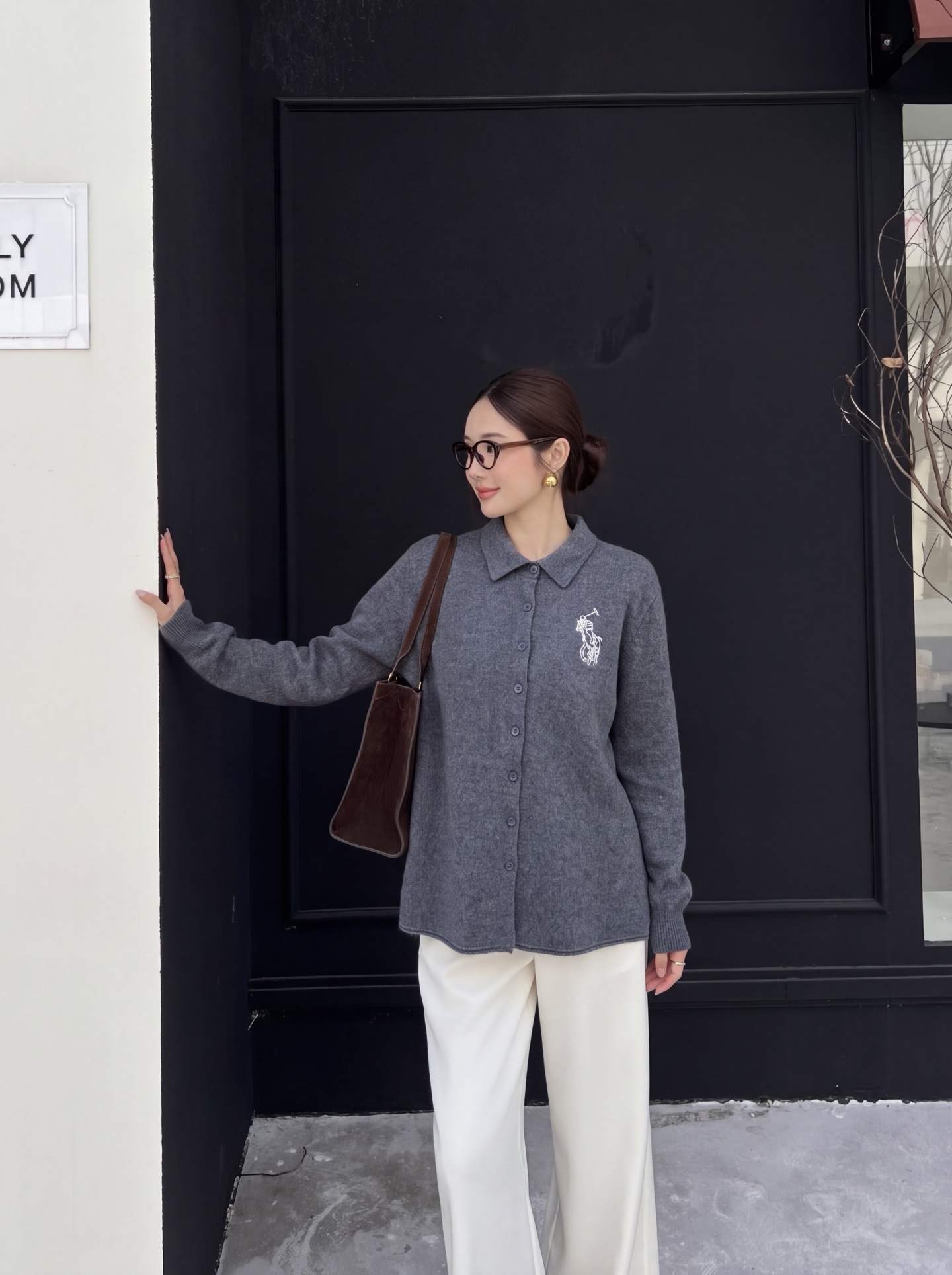Ralp 26fw embroidery knitwear