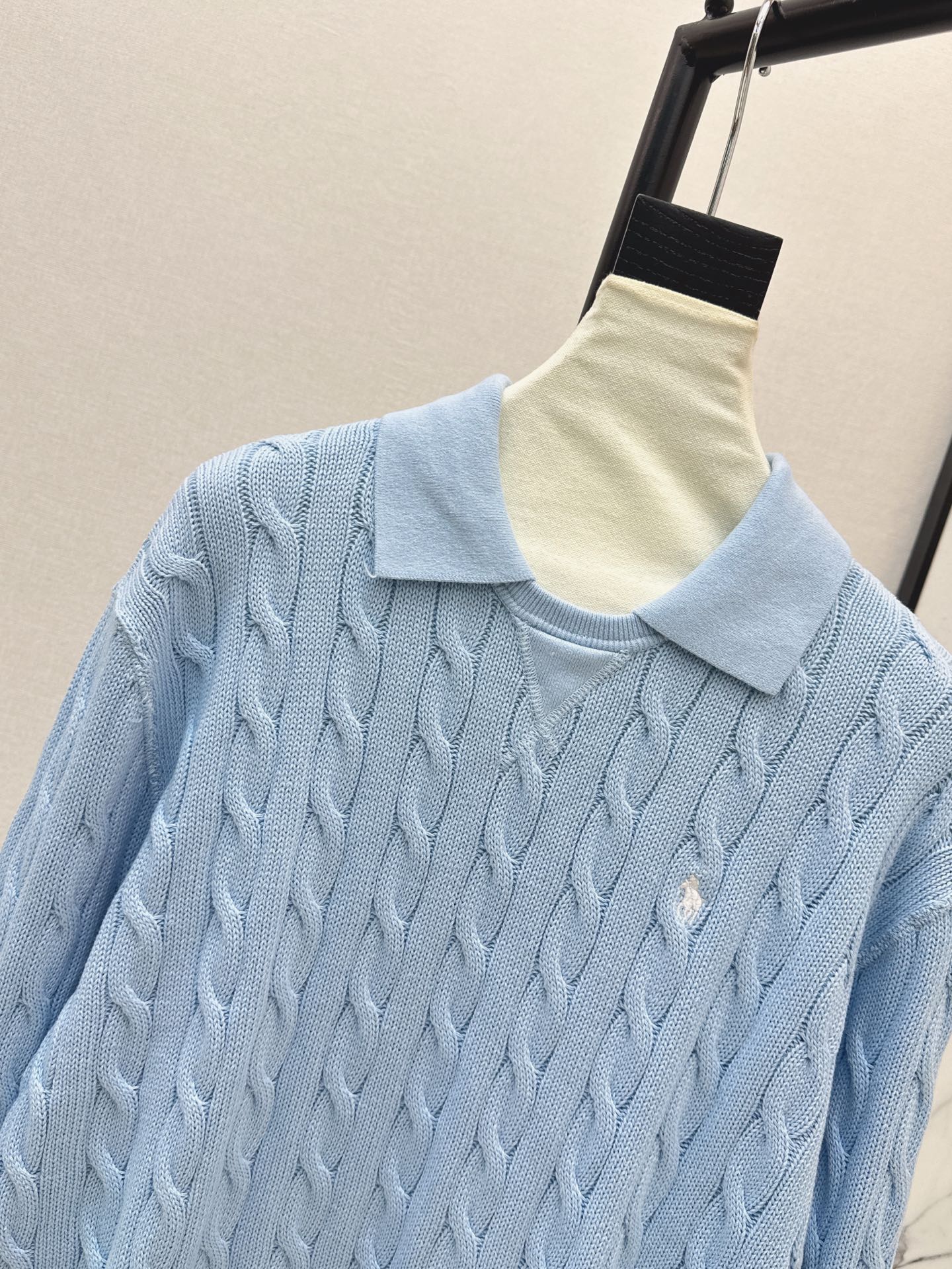 Ralp 26fw cable knit top