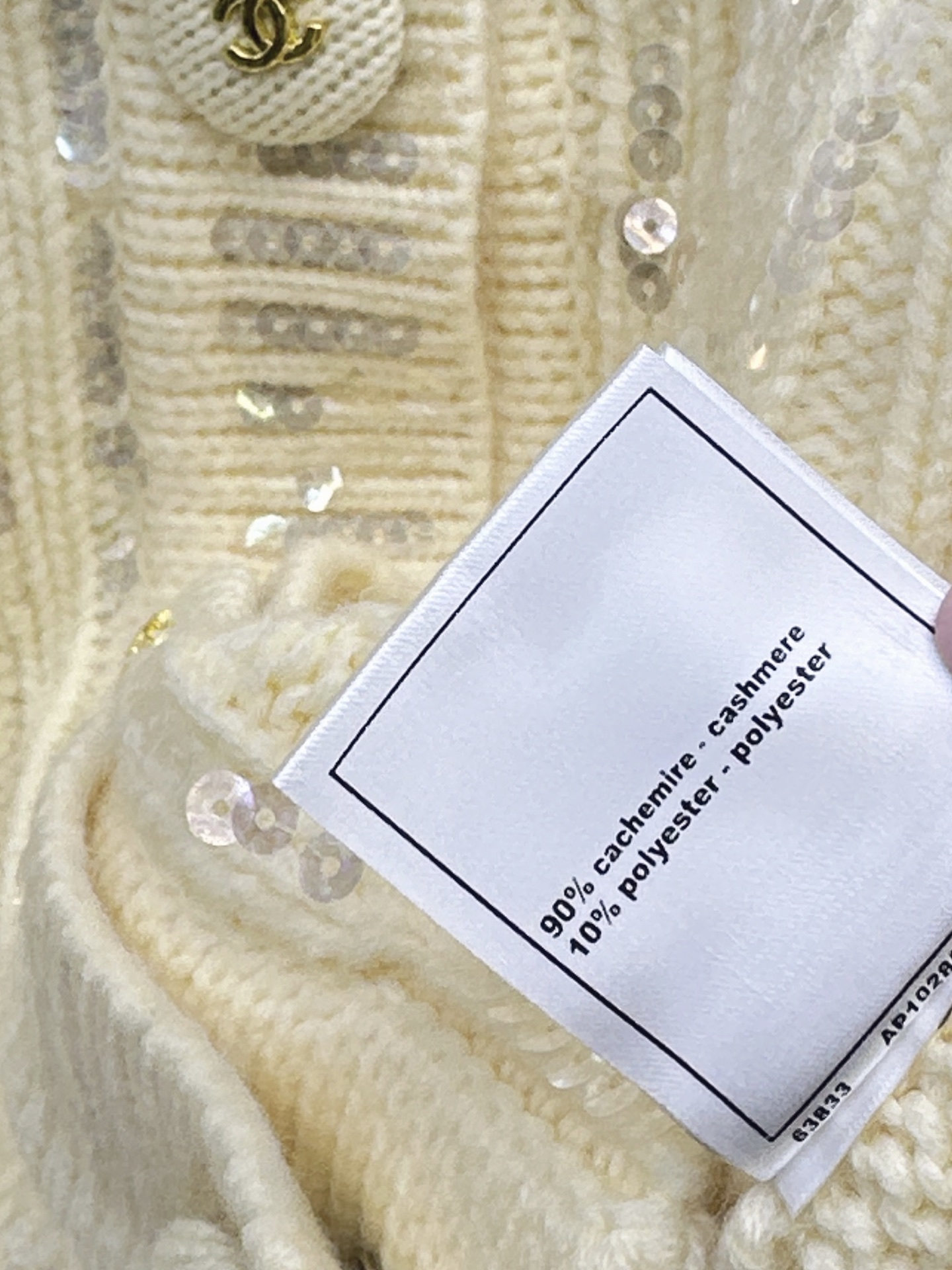 Chan 26fw sequin cardigan