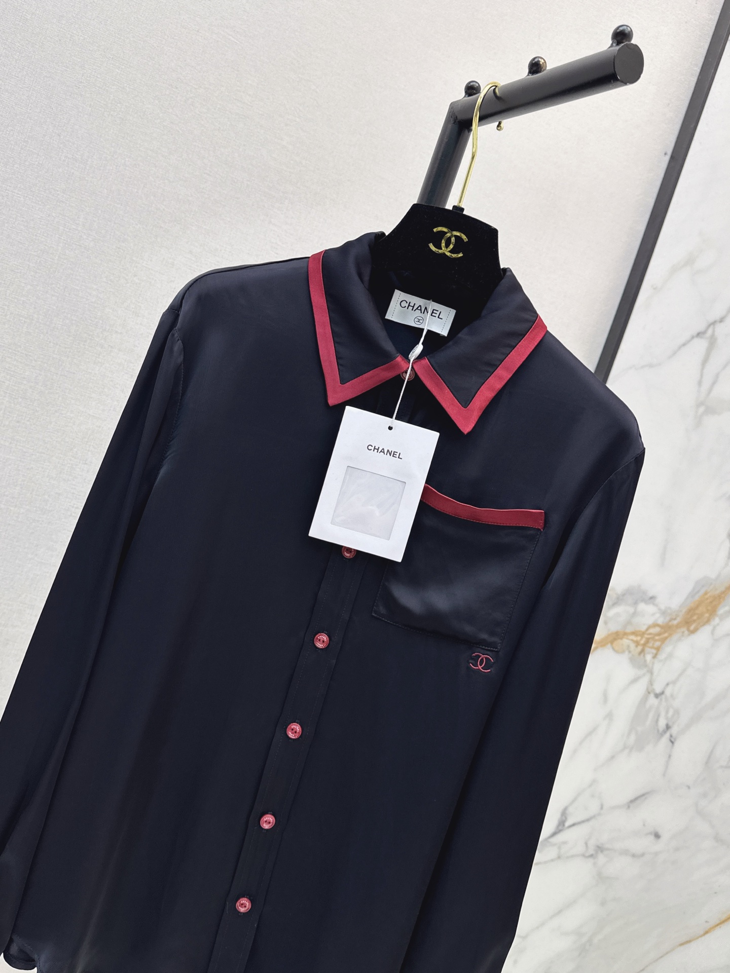 Chan 26fw silk shirt