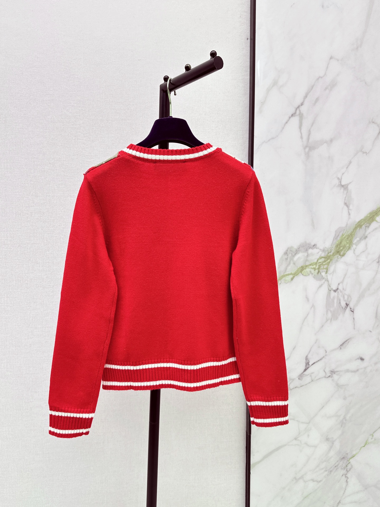 Loui 26fw jacquard knit sweater