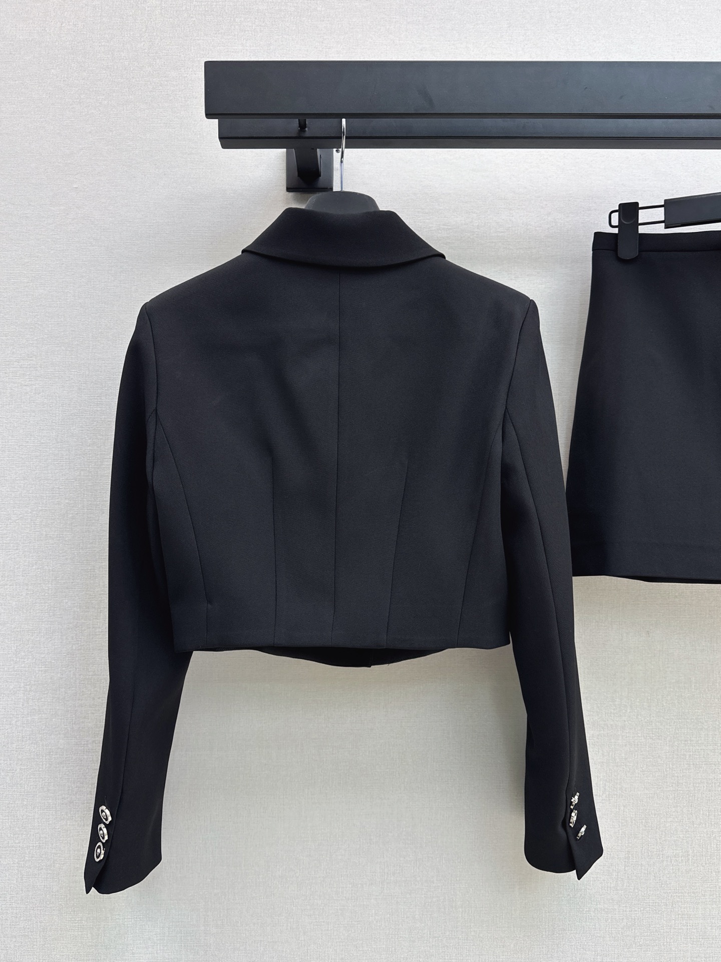Ver 26fw cropped jacket A-line skirt sets