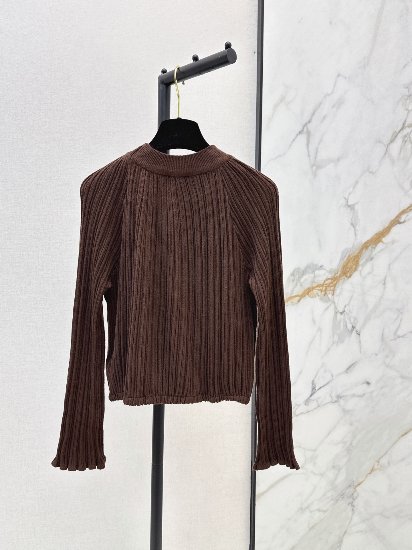 Chan 26fw ribble knit sweater