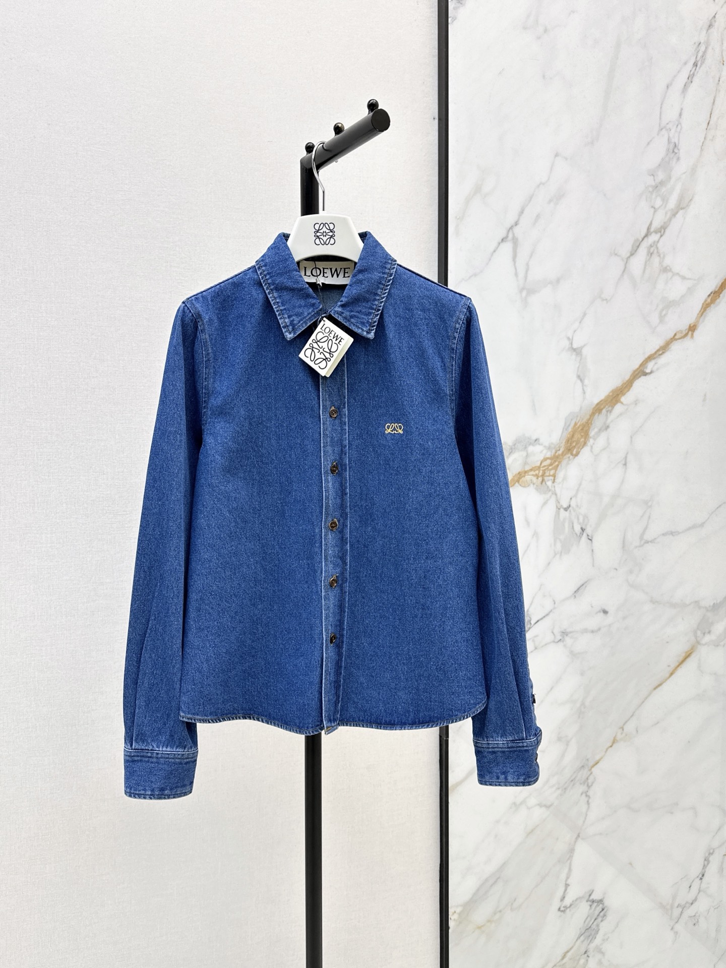 Loe 26fw denim shirt