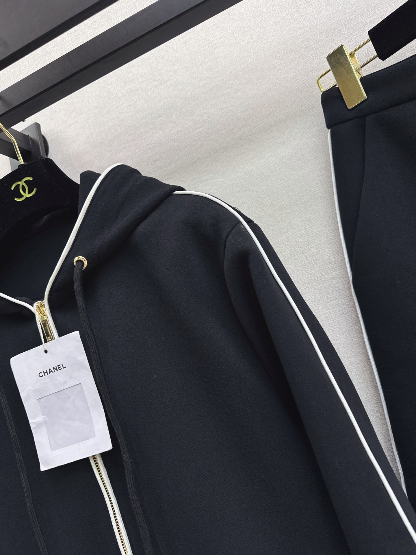 Chan 26fw hooded jacket skirt sets