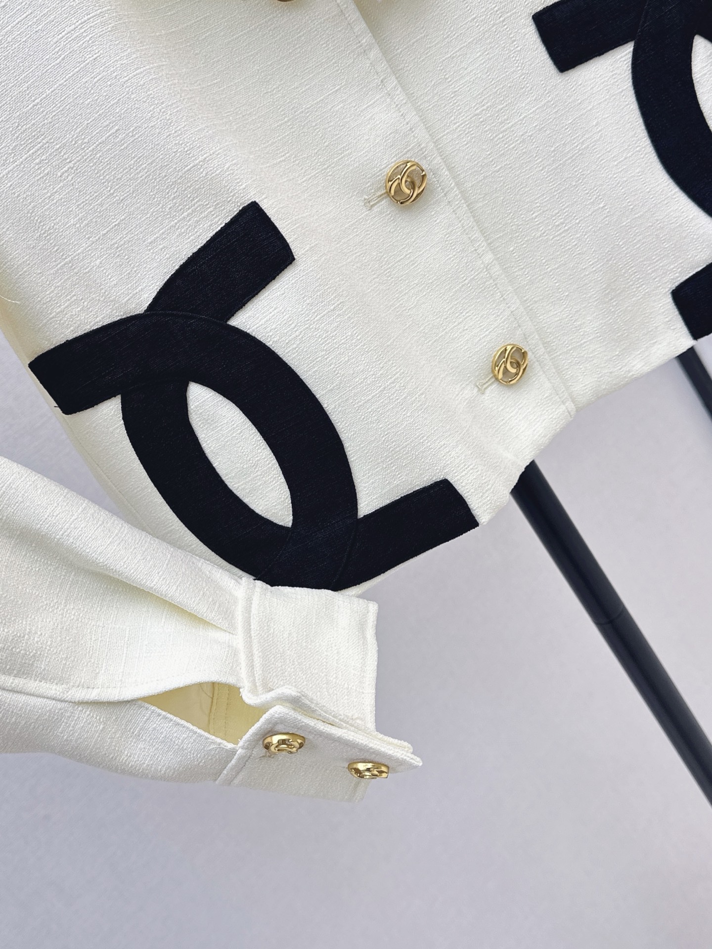 Chan 26fw cropped woven jacket