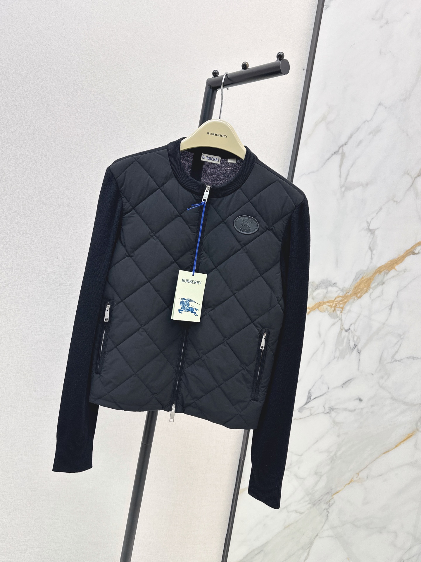 Bur 26fw knit contract down jacket