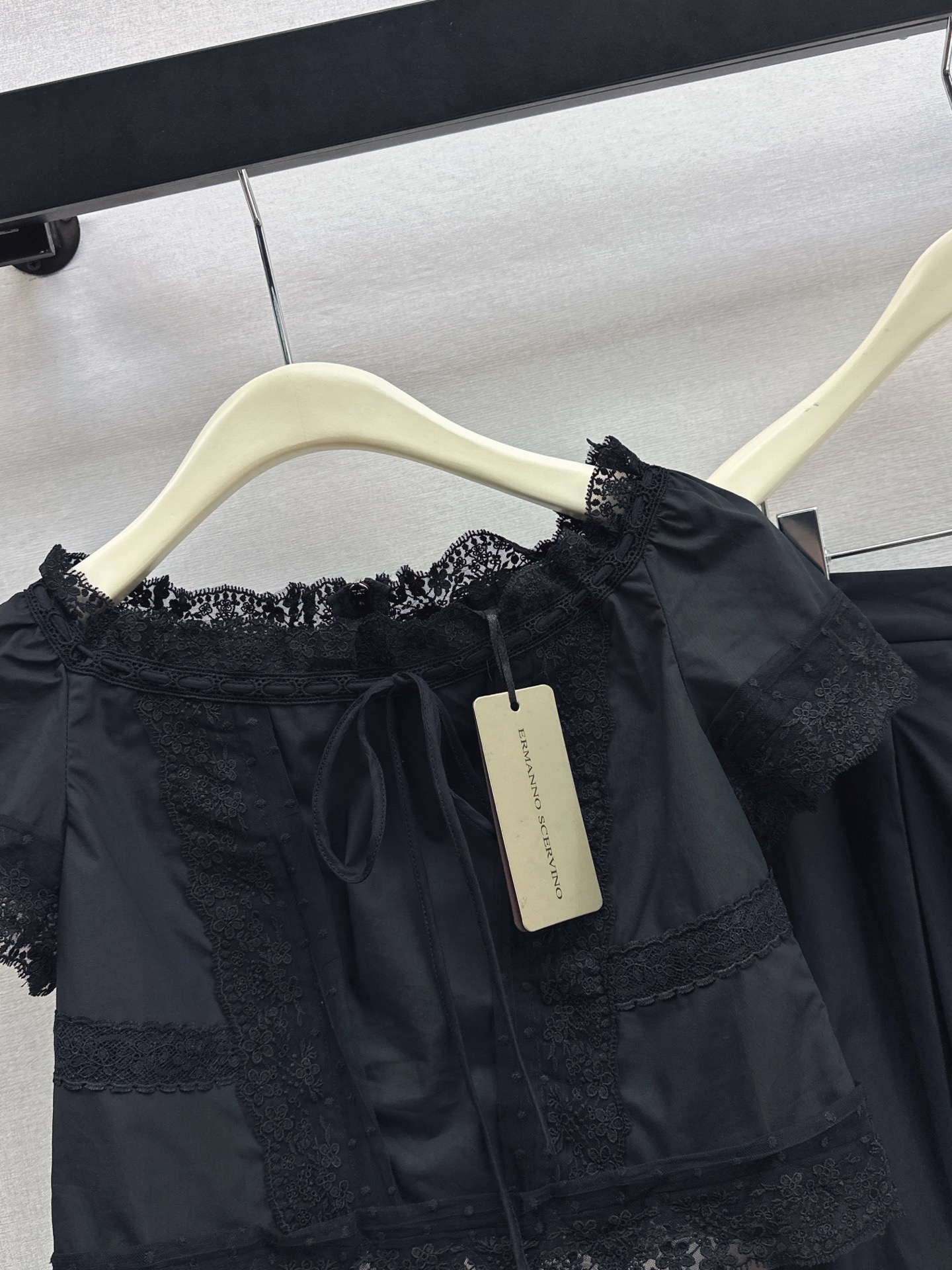 ES 26ss cropped shirt skirt sets