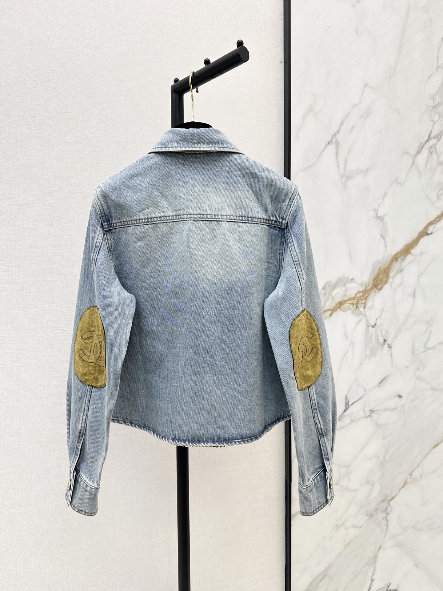 Chan 26fw suede contract shirt jacket