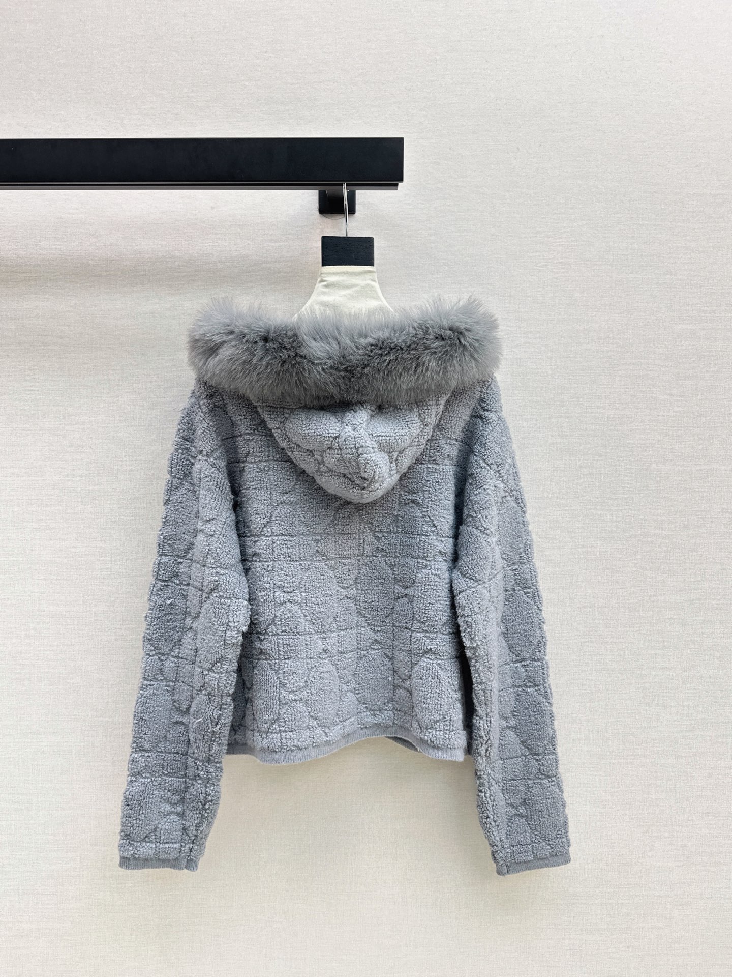 CD 26fw fur-trim hooded jacket