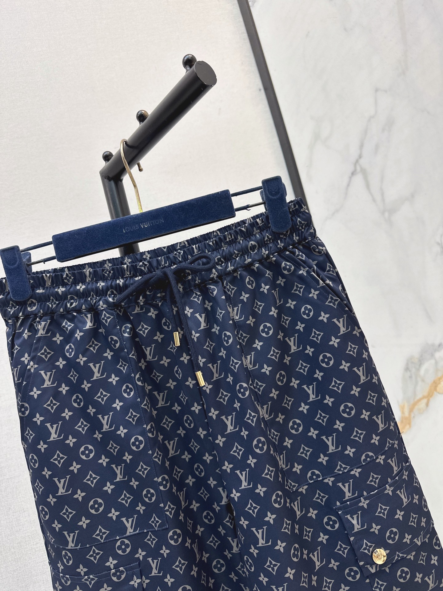 Loui 26fw print wide-leg pants
