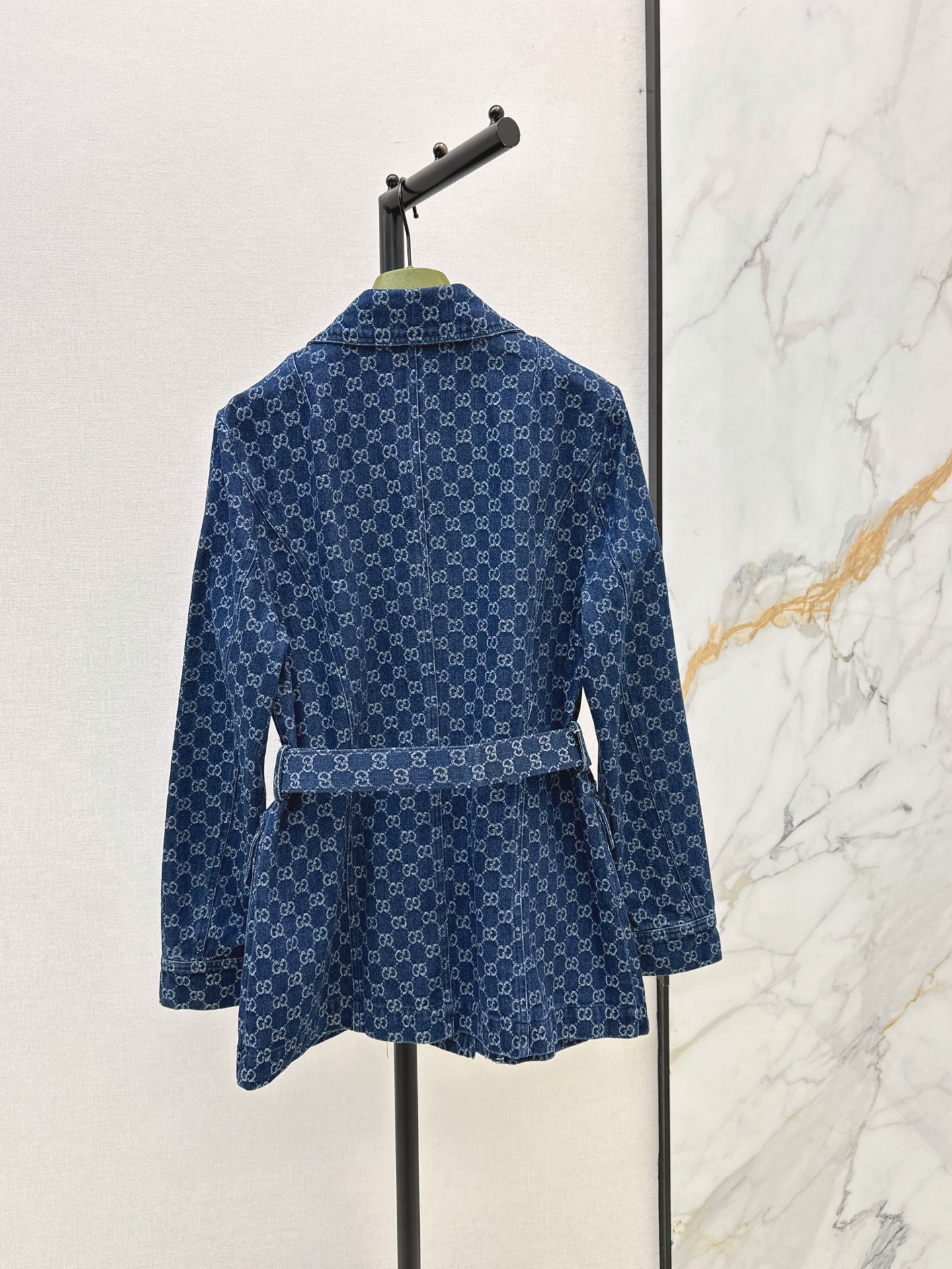 Guc 26fw jacquard belted jacket