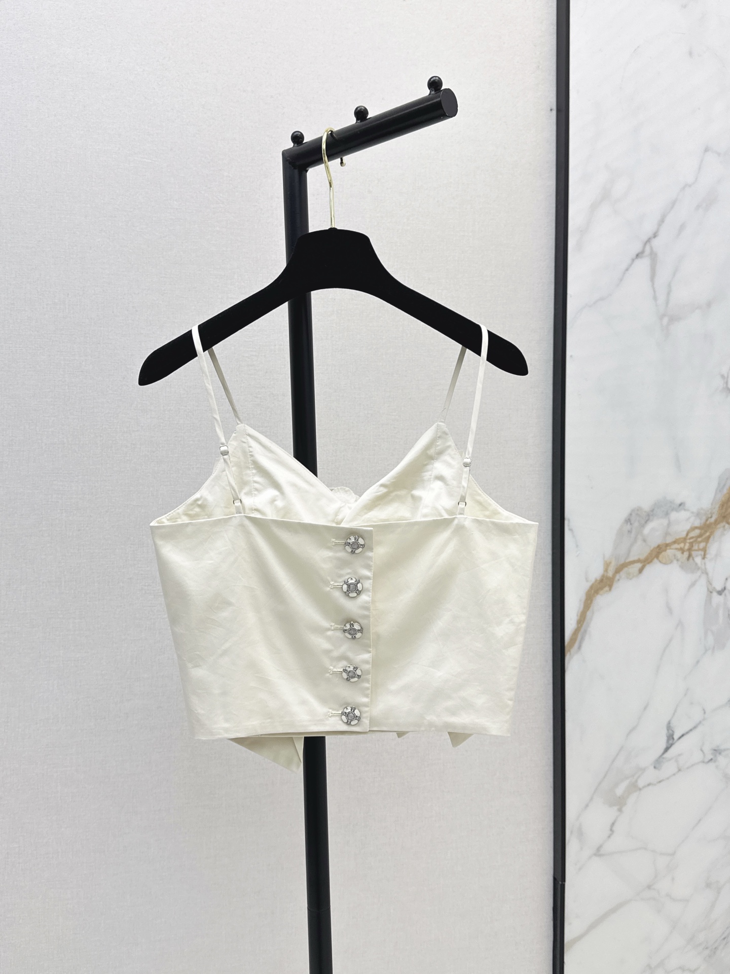 Chan 26fw bow camisole