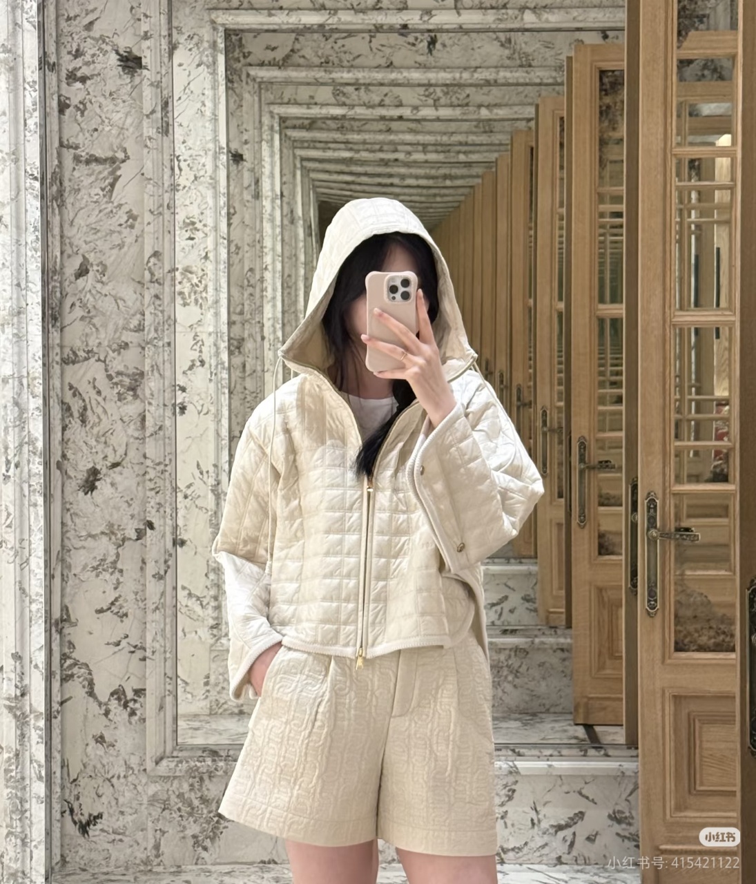 Monc 26fw hooded padded jacket