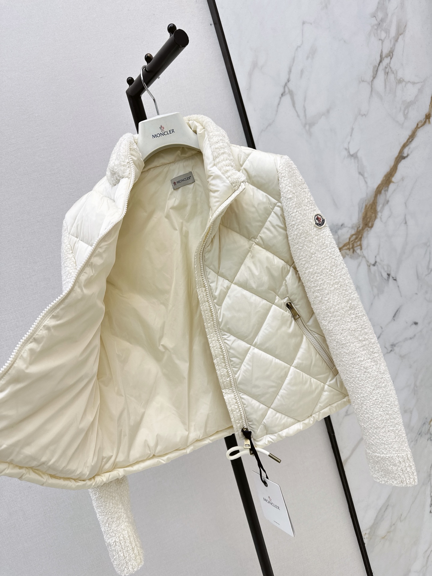 Monc 26fw knit contract down jacket