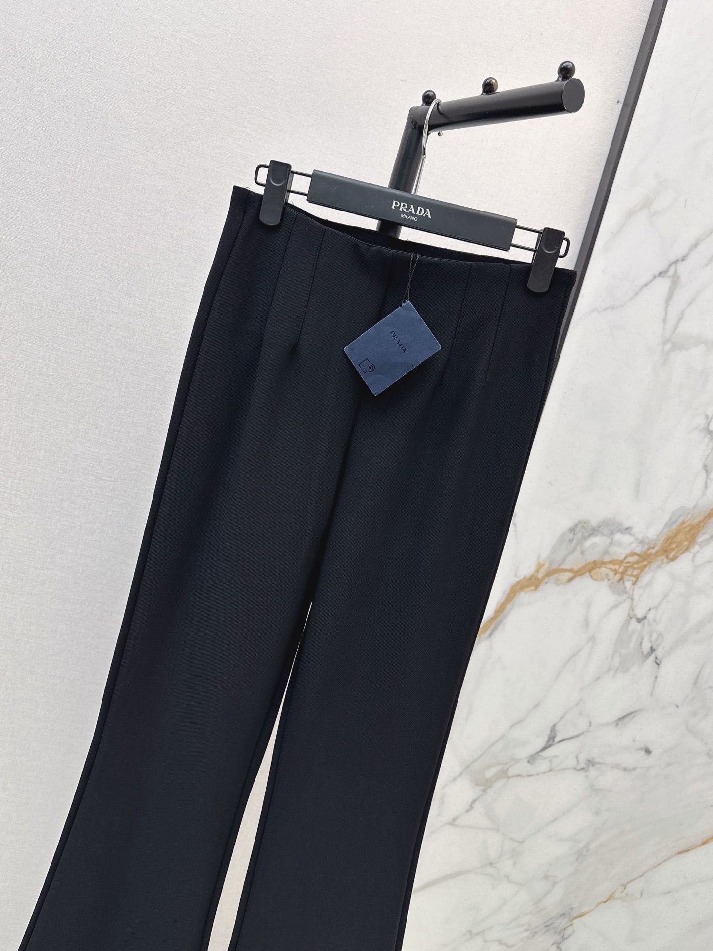 Pra 26fw high-waist flared pants
