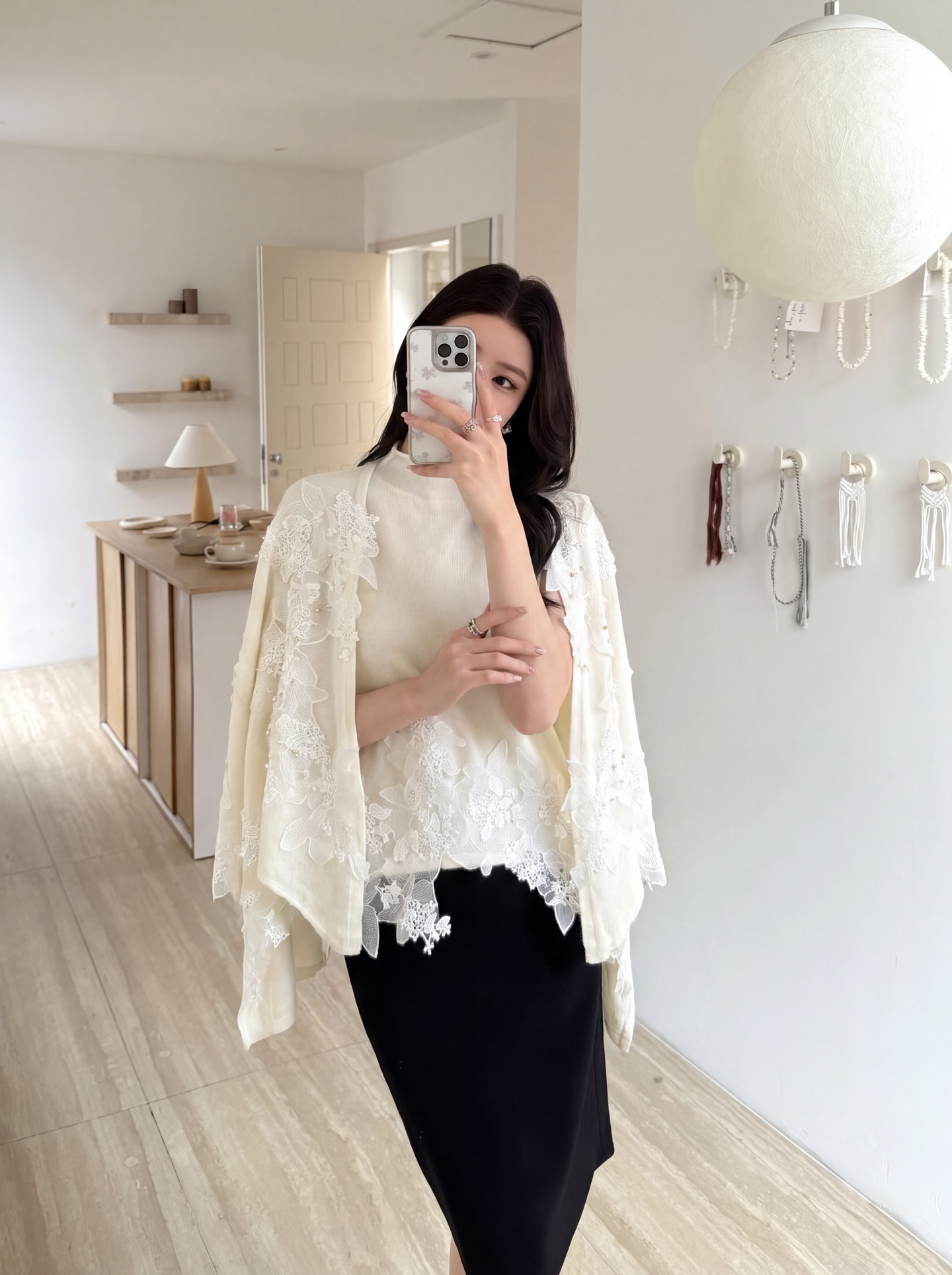 ES 26fw knit vest cape sets