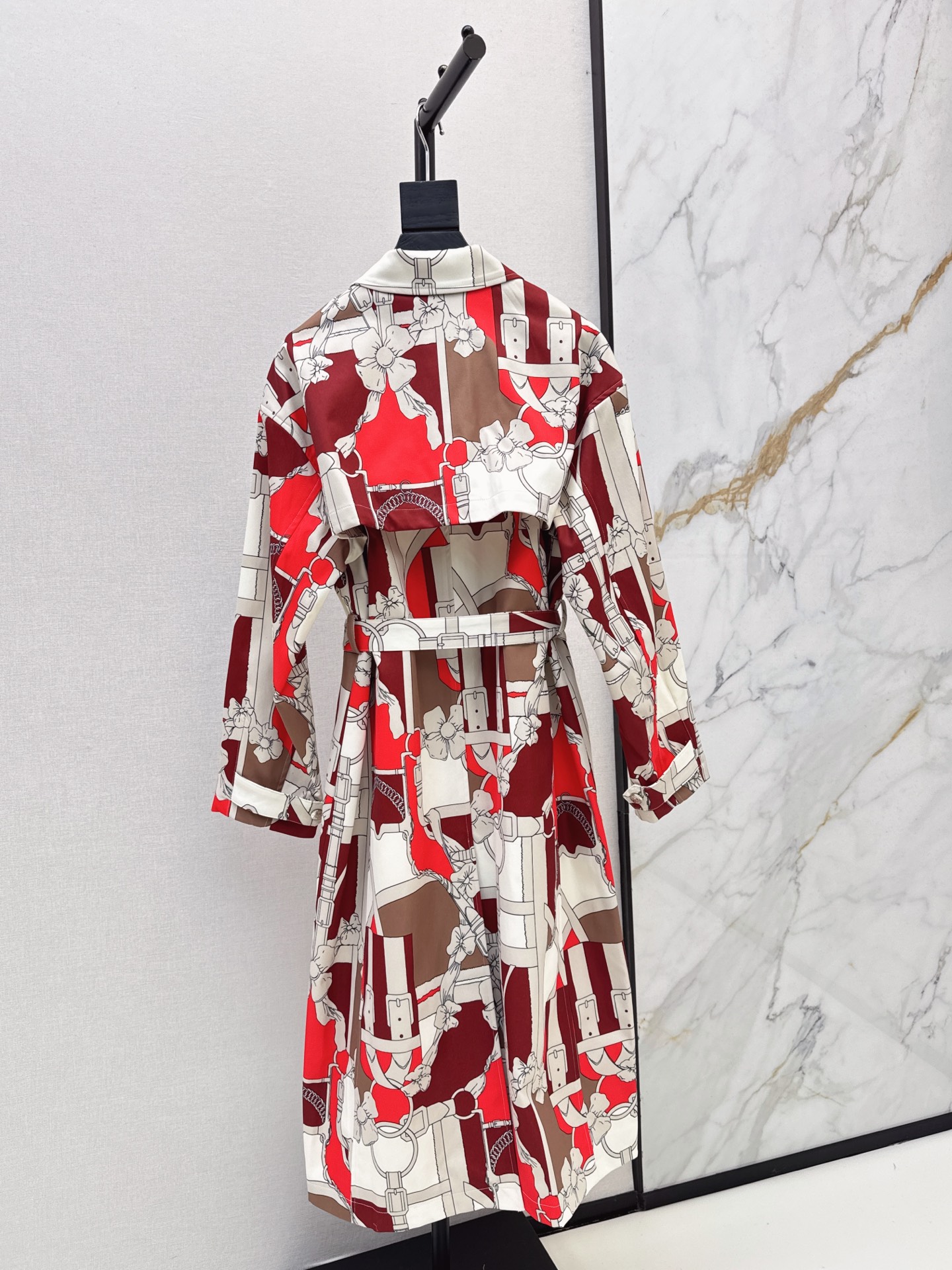 Her 26fw print trench coats