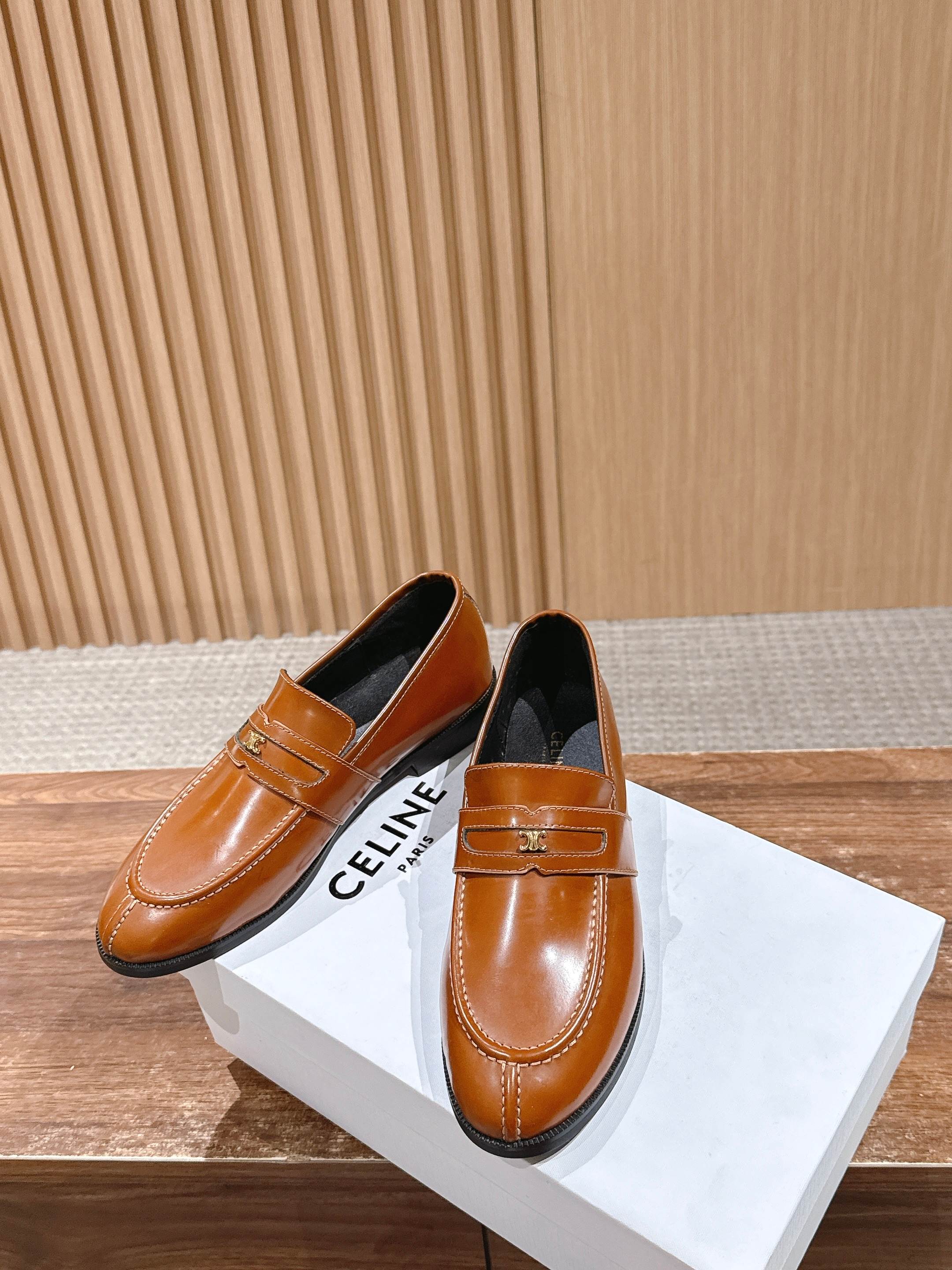 Celi 25fw loafer shoes
