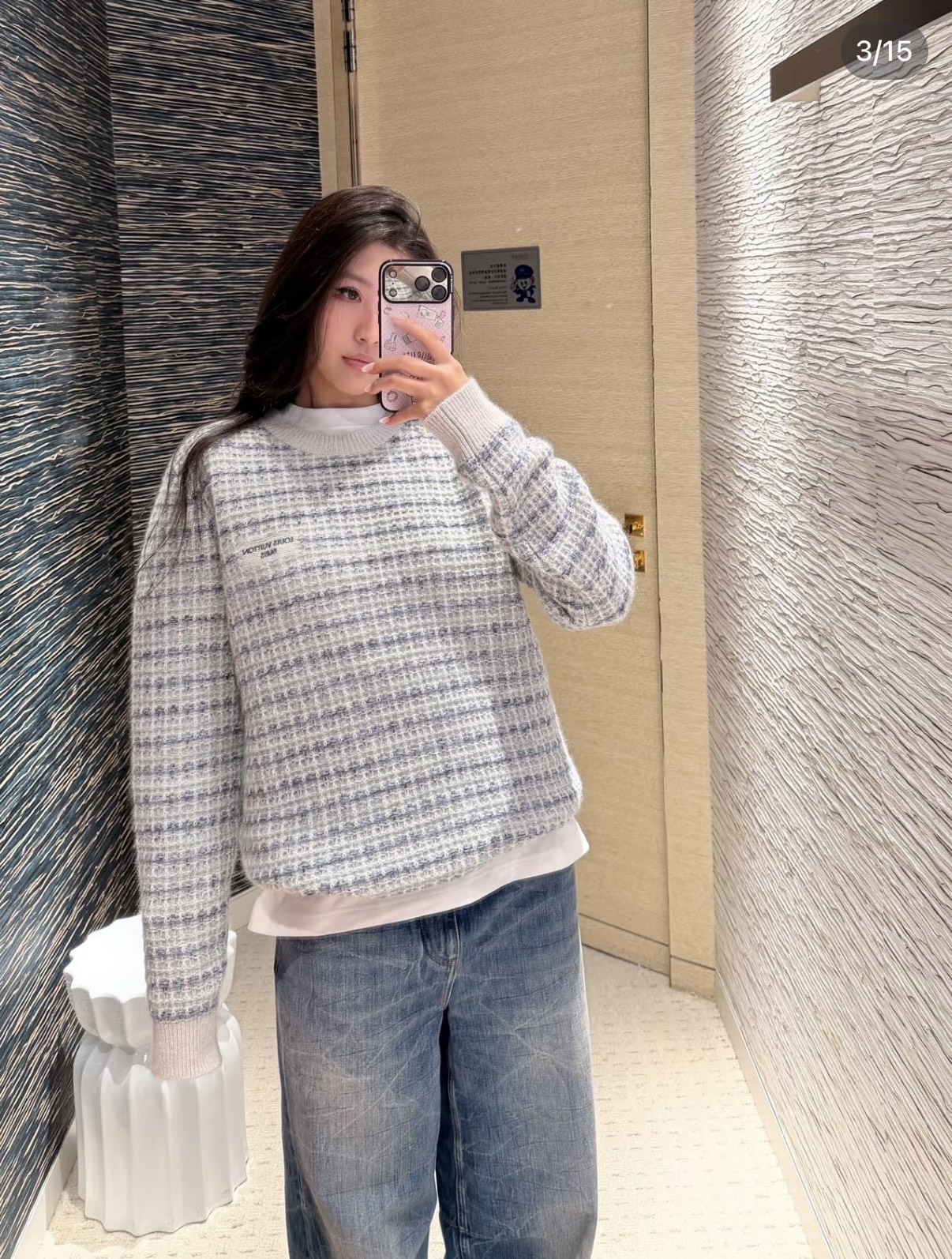 Loui 26fw hacquard knitwear