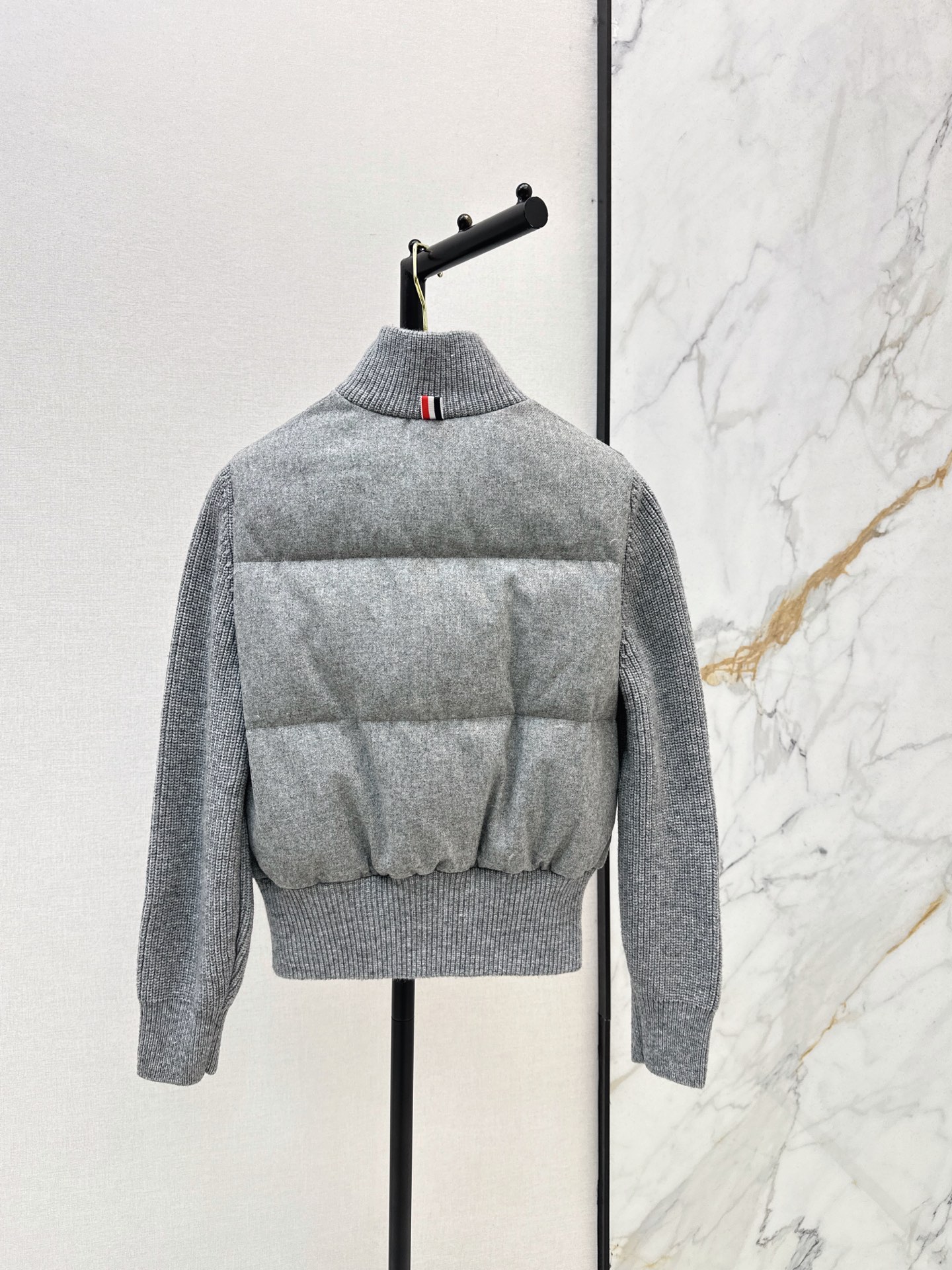 Thom 26fw knit contract down jacket