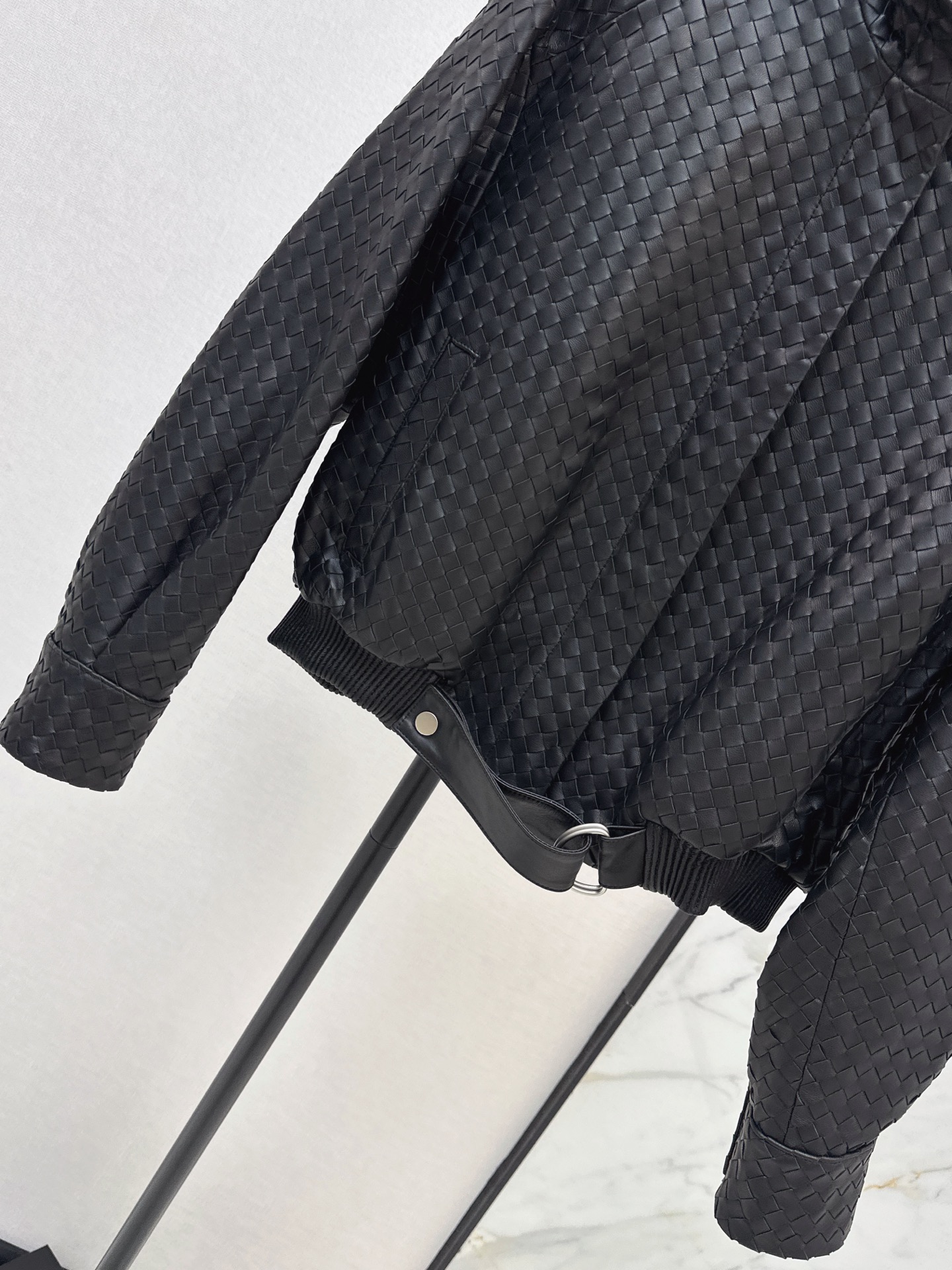 Bott 26fw cropped leather jacket