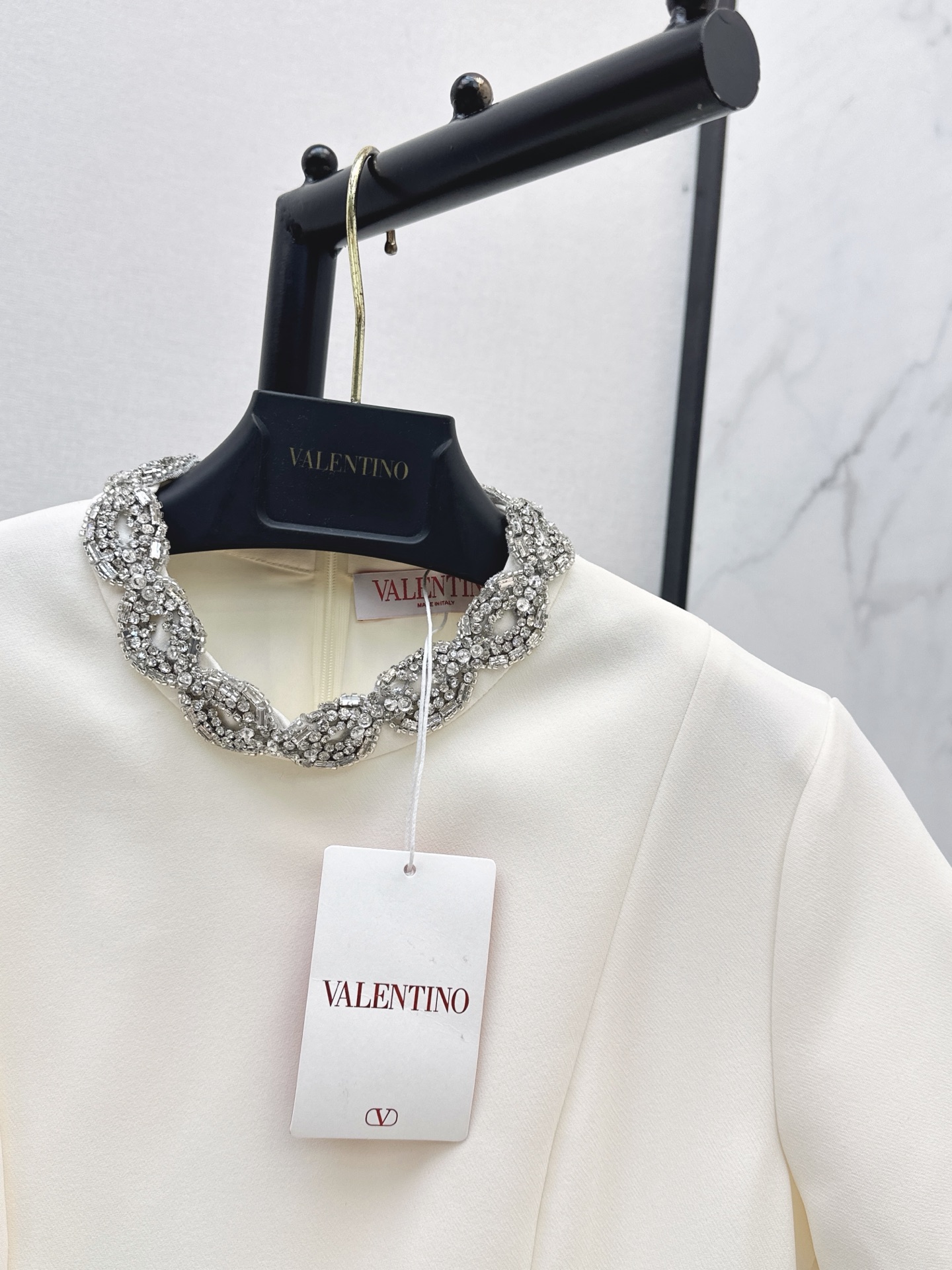 Valen 26fw rhinestone dress